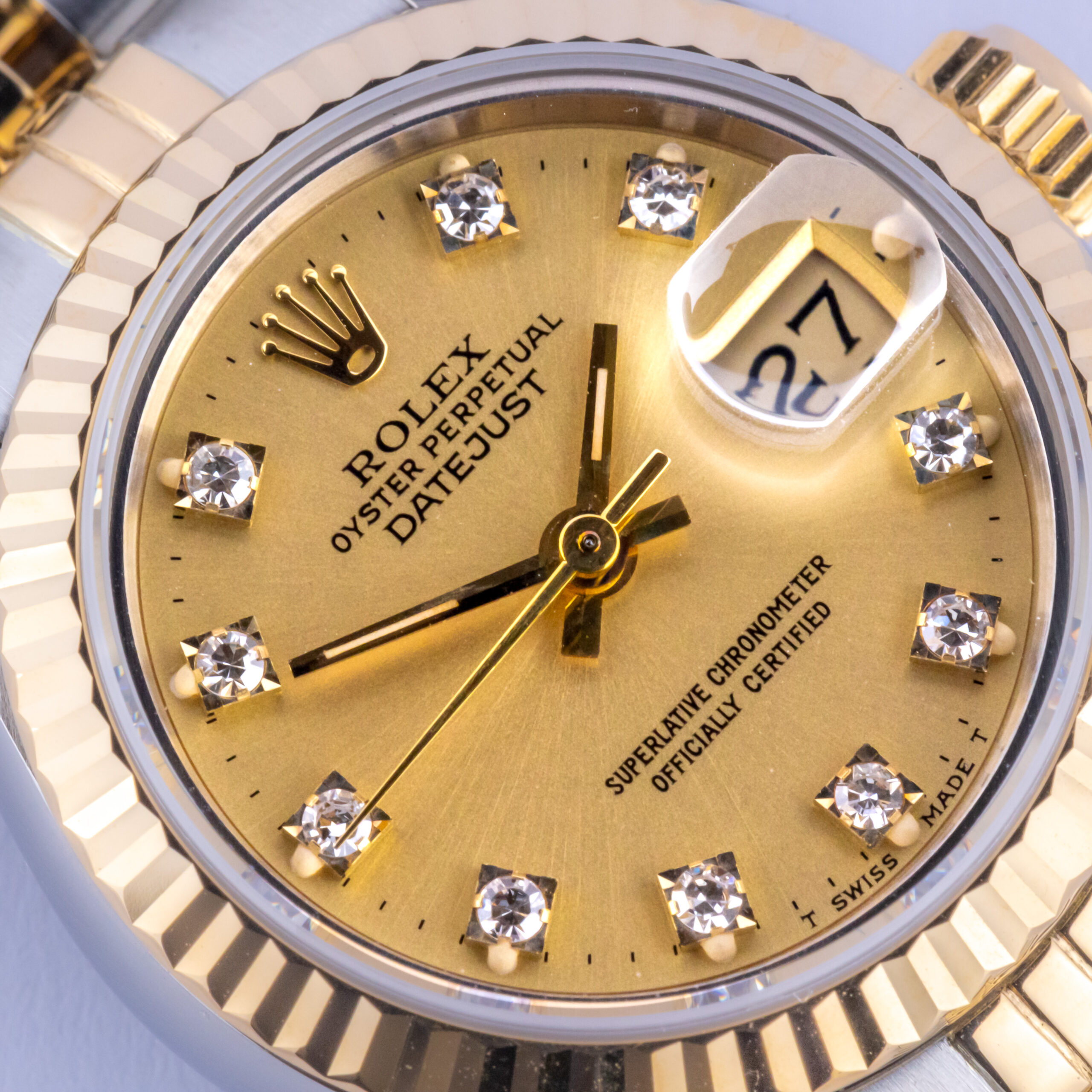 Rolex Lady-Datejust Champagne Diamond 69173 1986 (Vollständiger Satz) 2 rolex-lady-datejust-69173-60