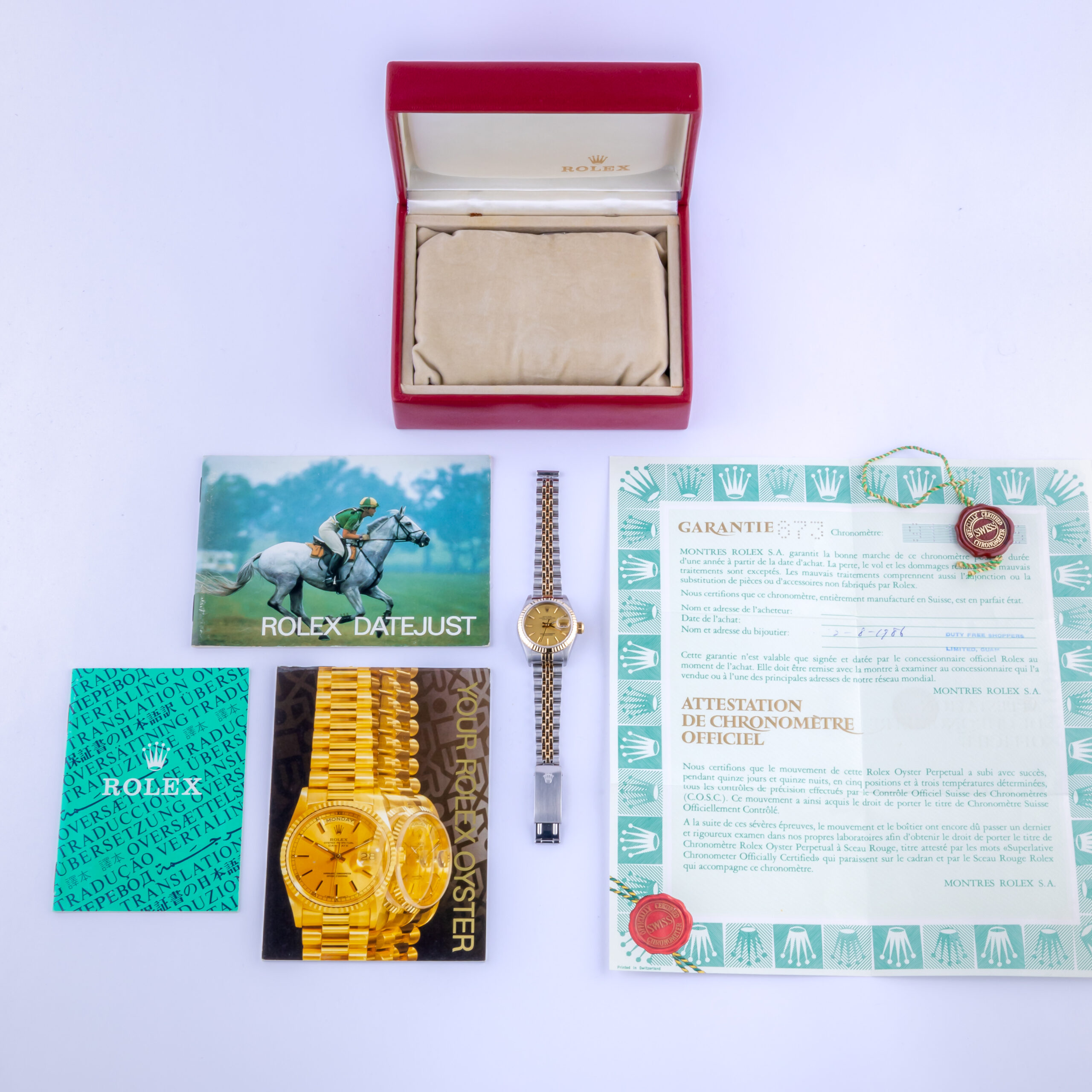 Rolex Lady-Datejust Champagne 69173 1986 (Vollständiger Satz) 8 rolex-lady-datejust-69173-61