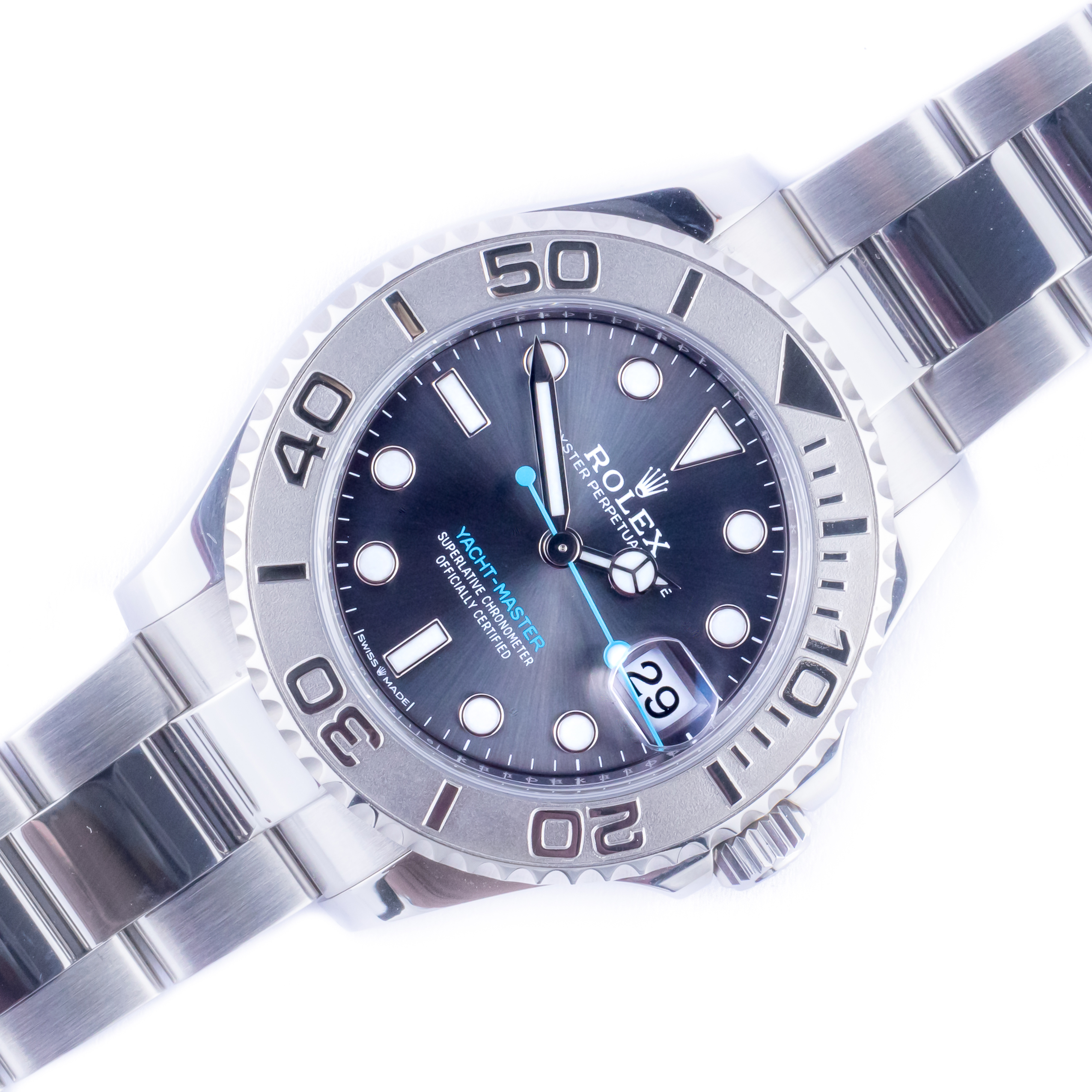 Rolex Oyster Perpetual Yacht-Master Rhodium 268622 2020 (Vollständiger Satz) 1 Rolex Yacht-Master 37