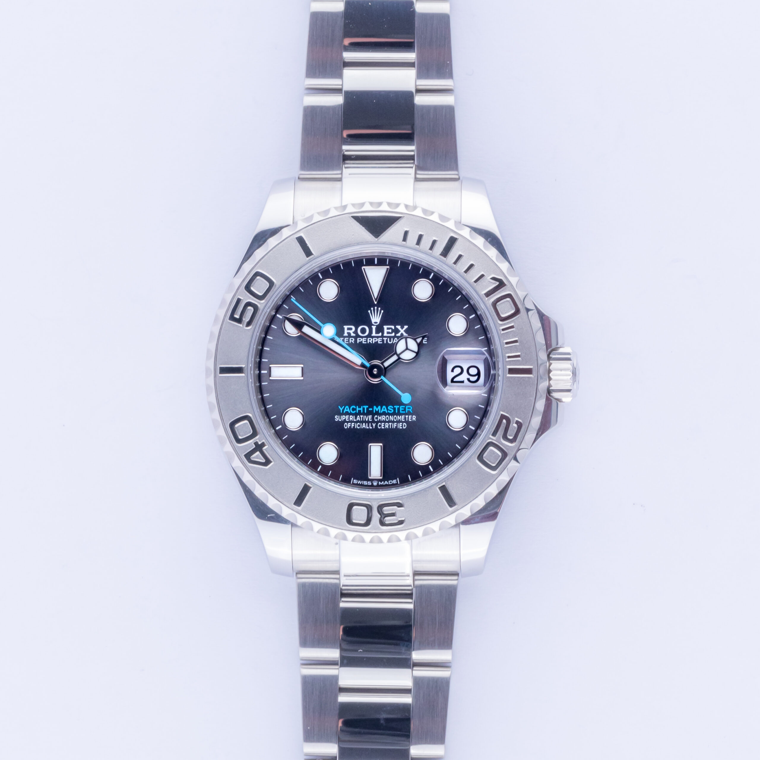 Rolex Oyster Perpetual Yacht-Master Rhodium 268622 2020 (Vollständiger Satz) 3 Rolex Yacht-Master Rhodium