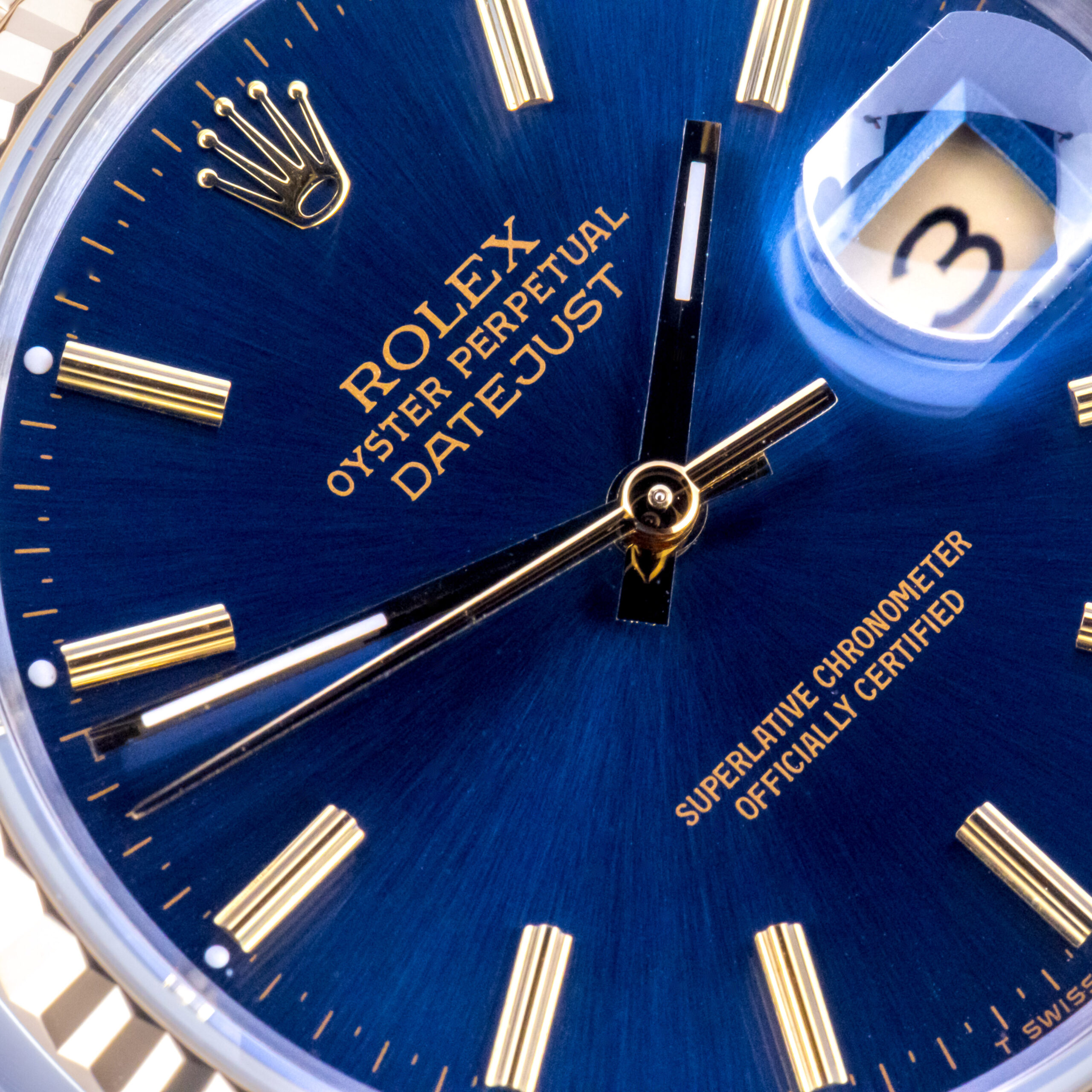 Rolex Oyster Perpetual Datejust Blue 16233 1991 (Full Set) 2 Rolex Datejust 16233