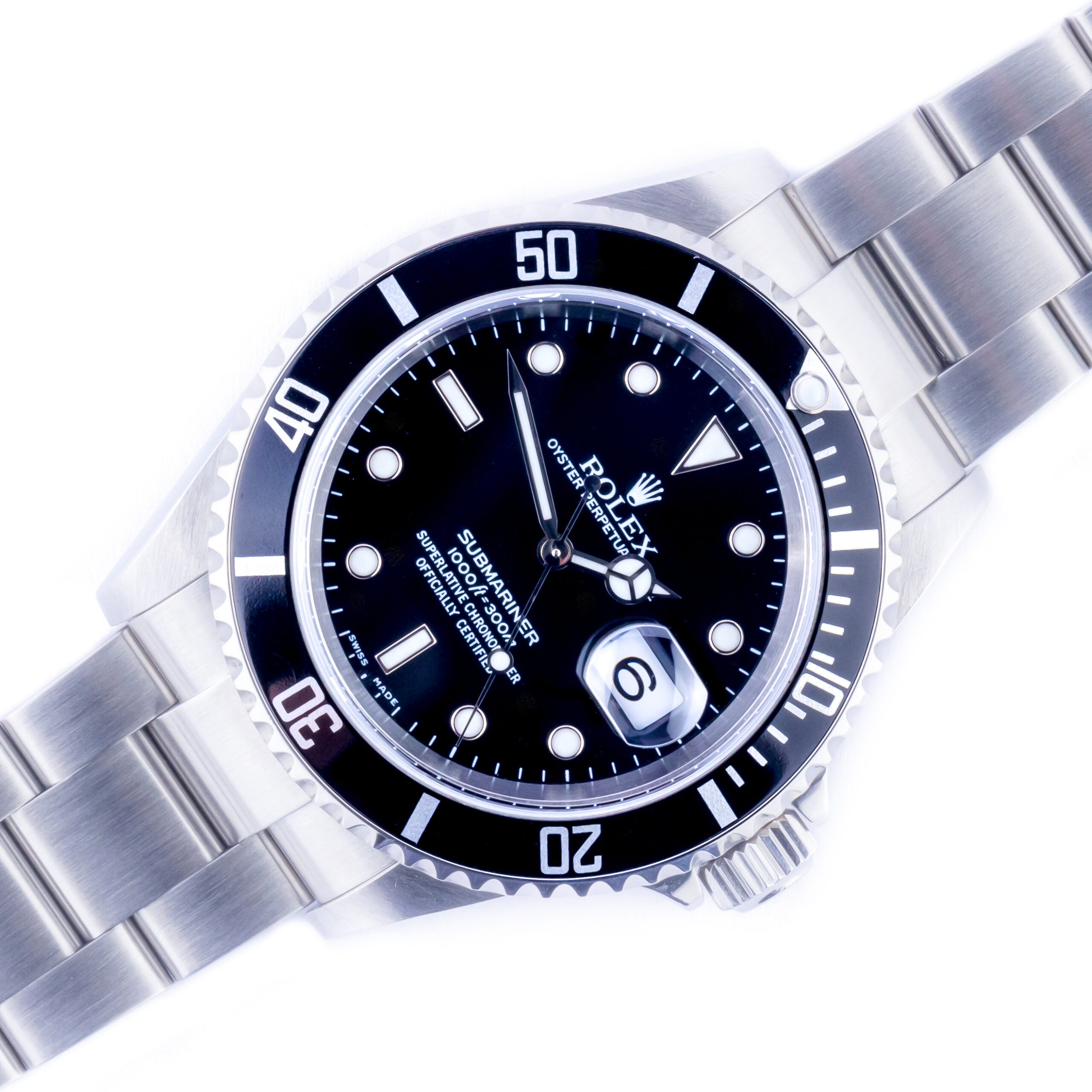 Rolex Submariner Date Black 16610 2003 (Full Set) 1 rolex-submariner-16610-17