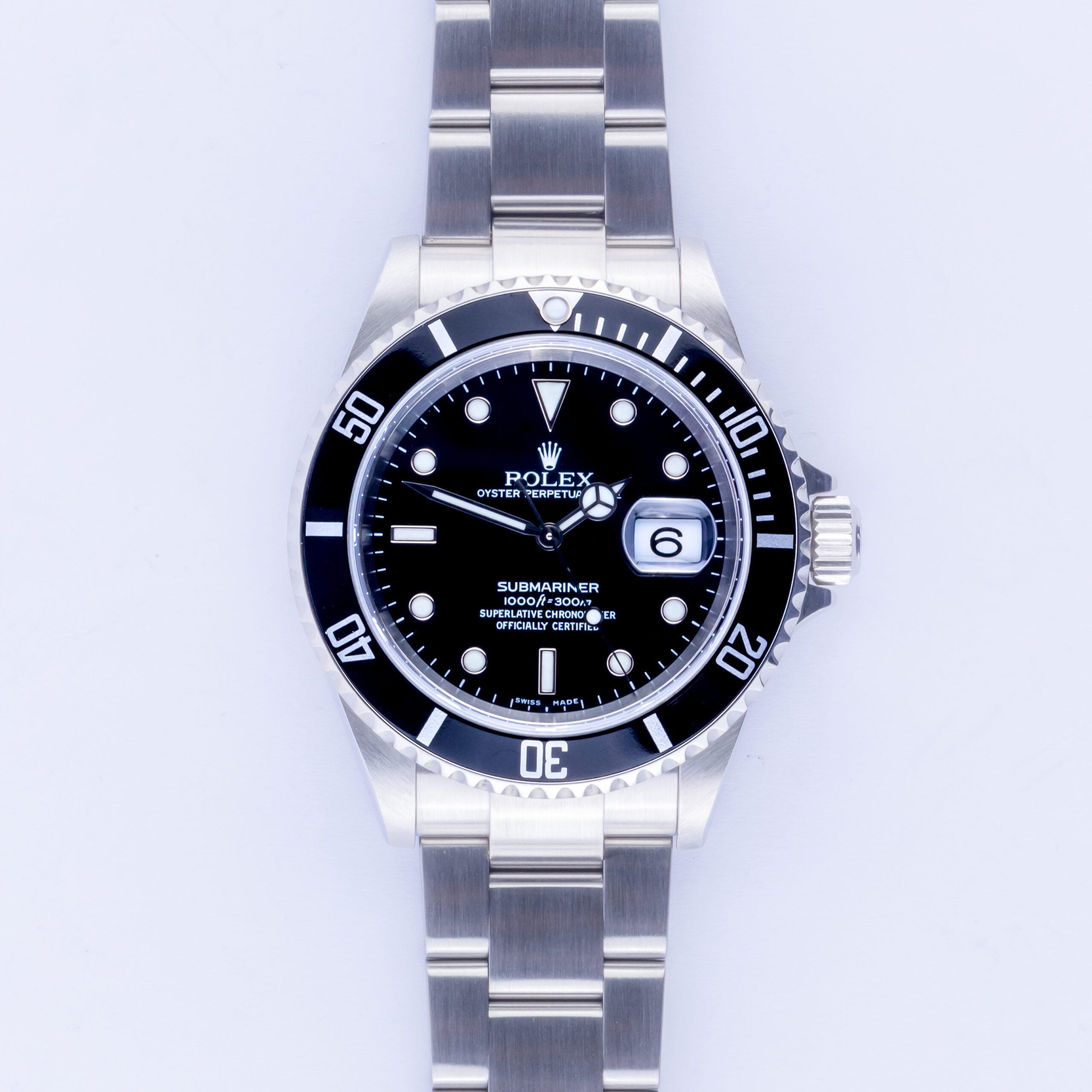 Rolex Submariner Date Black 16610 2003 (Full Set) 3 rolex-submariner-16610-17