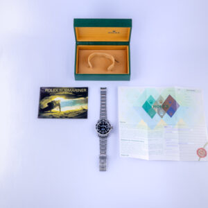 Rolex Submariner Date Black 16610 2003 (Full Set) 15 2E0B3438 1CG 3M Langedyk Vintage Watches