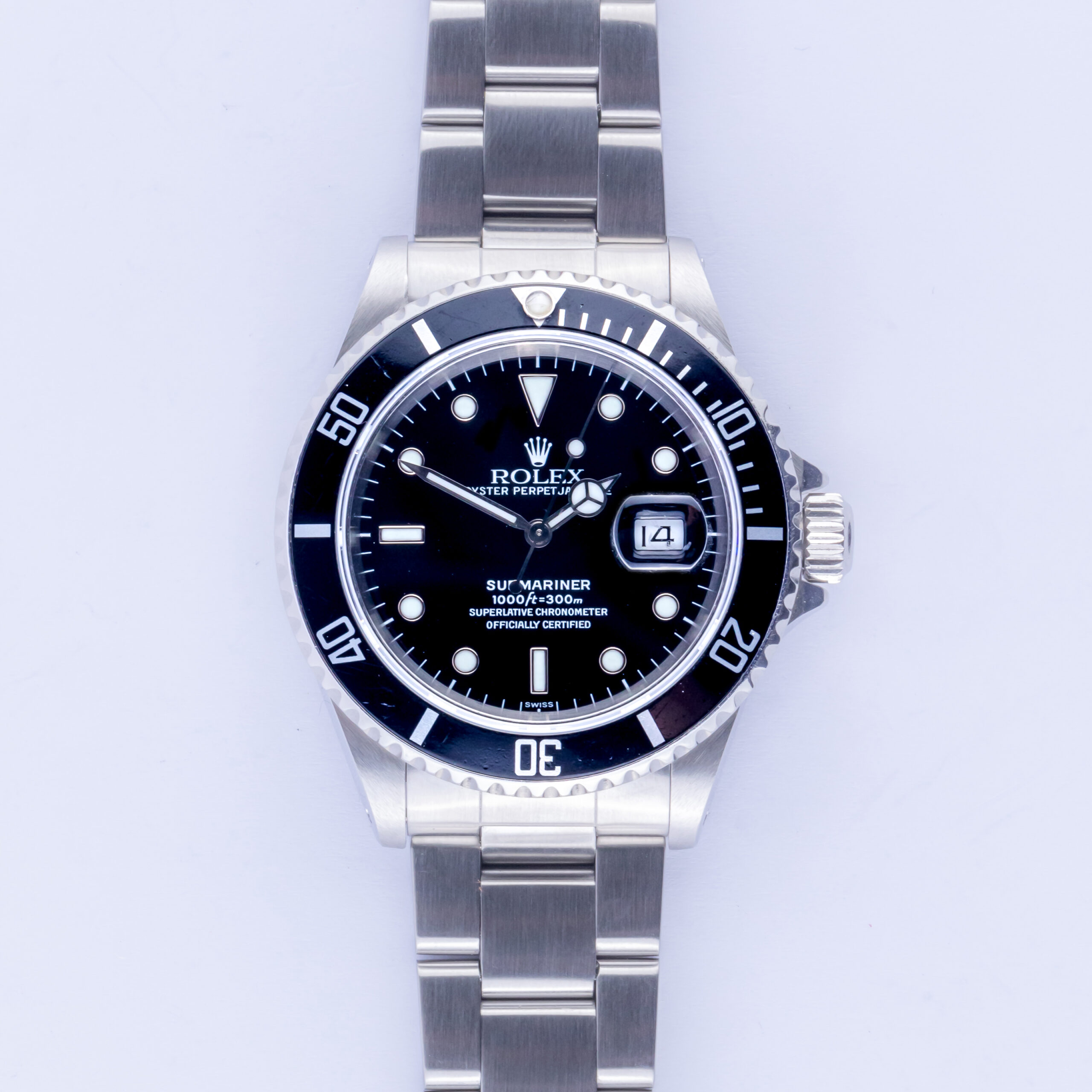 Rolex Submariner Date Black 16610 1999 (Full Set) 3 rolex-submariner-16610-14