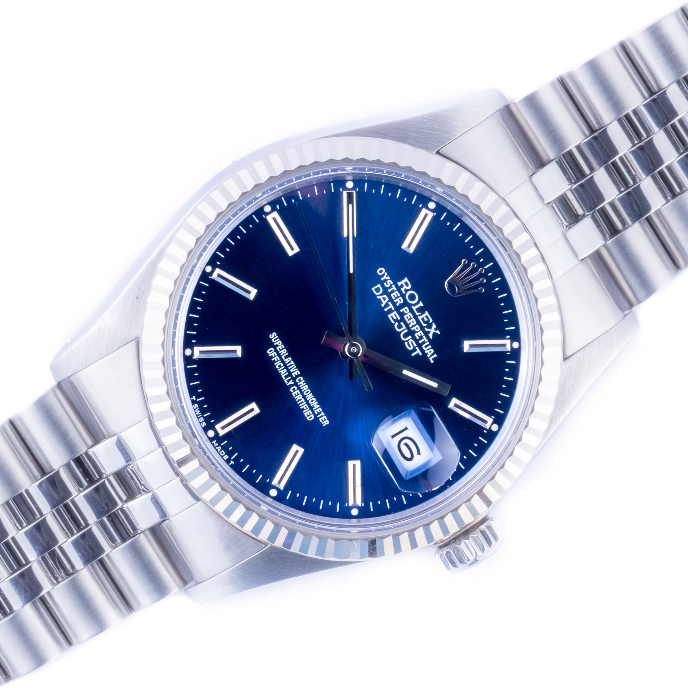 Rolex Oyster Perpetual Datejust Blue 16014 1988 (Full Set) 1 rolex-datejust-16014-15