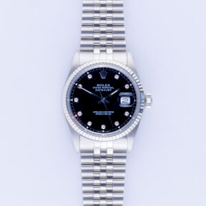 Rolex Oyster Perpetual Datejust Black Diamond 16014 1984 (Full Set) 10 rolex-datejust-16014-17