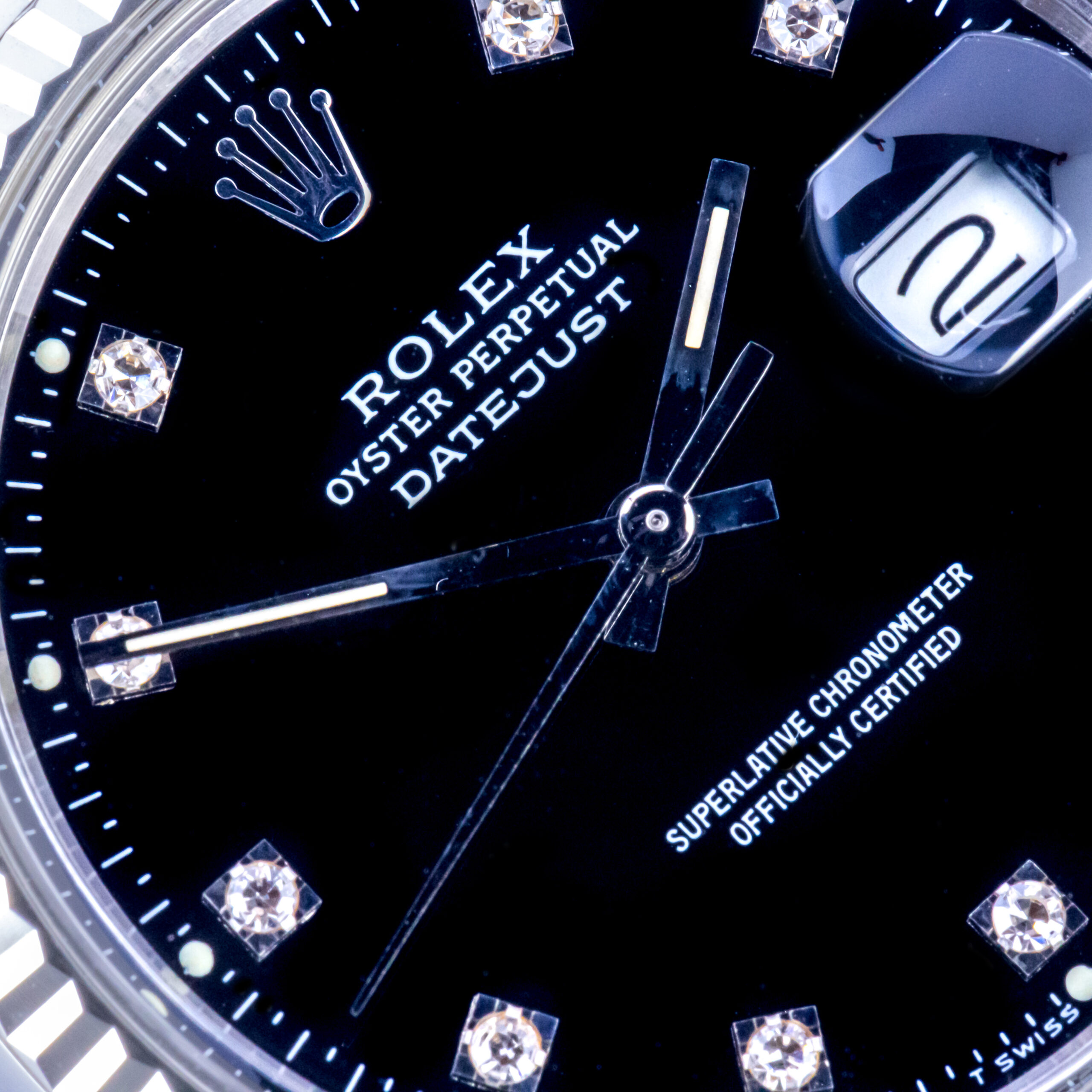 Rolex Oyster Perpetual Datejust Black Diamond 16014 1984 (Full Set) 2 rolex-datejust-16014-17