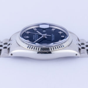 Rolex Oyster Perpetual Datejust Black Diamond 16014 1984 (Full Set) 12 rolex-datejust-16014-17