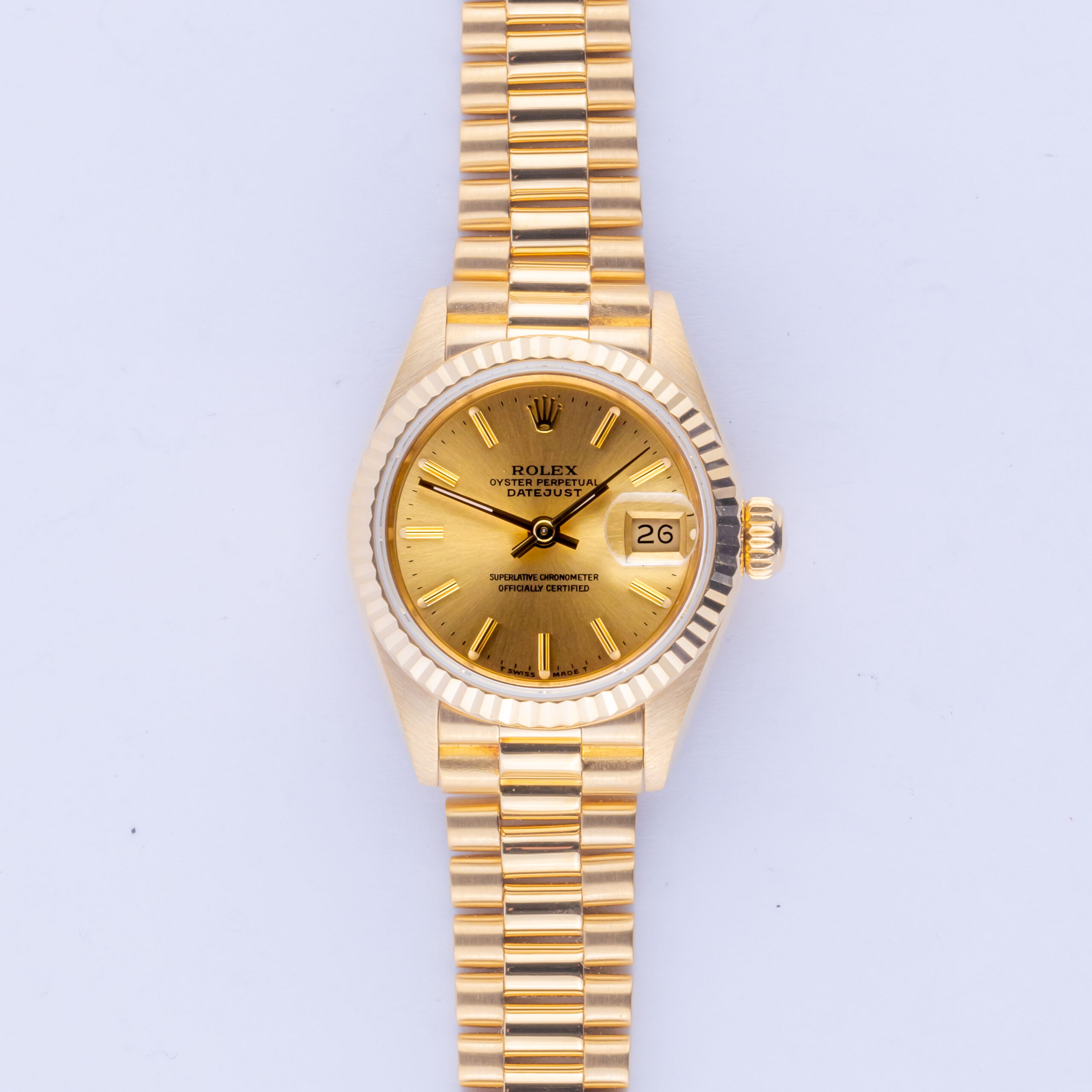 Rolex Lady-Datejust Champagne 69178 1990 (Vollständiger Satz) 3 Rolex Lady-Datejust 69178