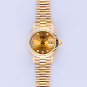 Rolex Lady-Datejust Champagne Diamond 69178 1991 (Vollständiger Satz) 10 Rolex Lady-Datejust 69178
