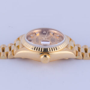 Rolex Lady-Datejust Champagne Diamond 69178 1991 (Vollständiger Satz) 12 Rolex Lady-Datejust 69178