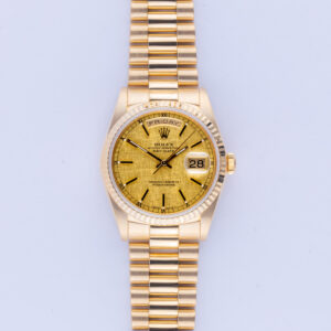 Rolex Day-Date Champagne Linen 18238 1991 (Full Set) 10 rolex-day-date-18238-23