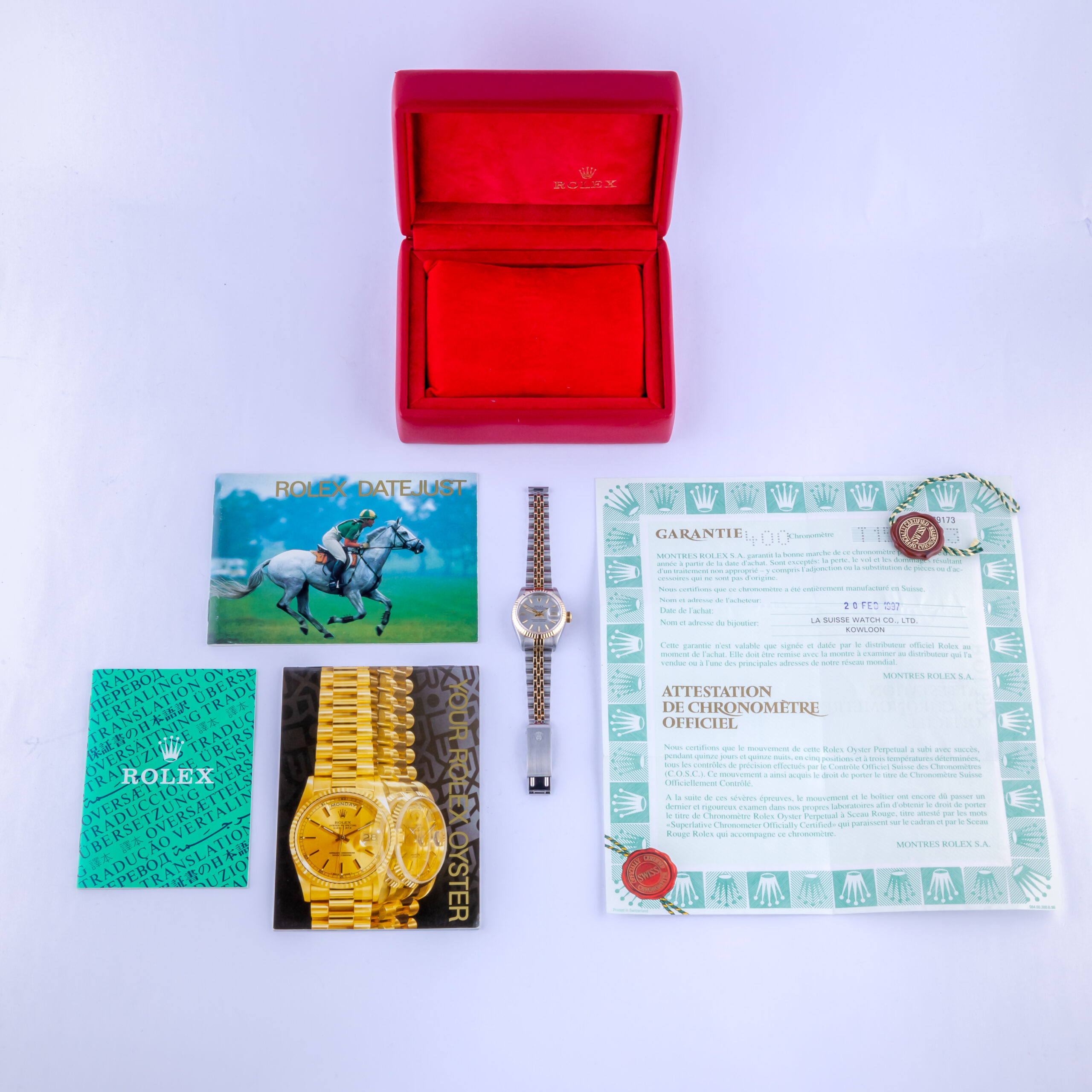 Rolex Lady-Datejust Silver 69173 1996 (Full Set) 8 rolex-datejust-16233-99