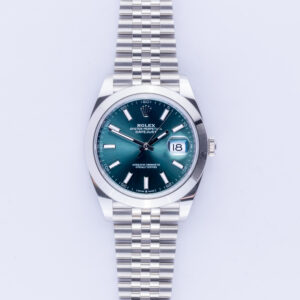 Rolex Datejust 41 Mint Green 126300 2024 (Vollständiger Satz) 10 rolex-datejust-126300-7