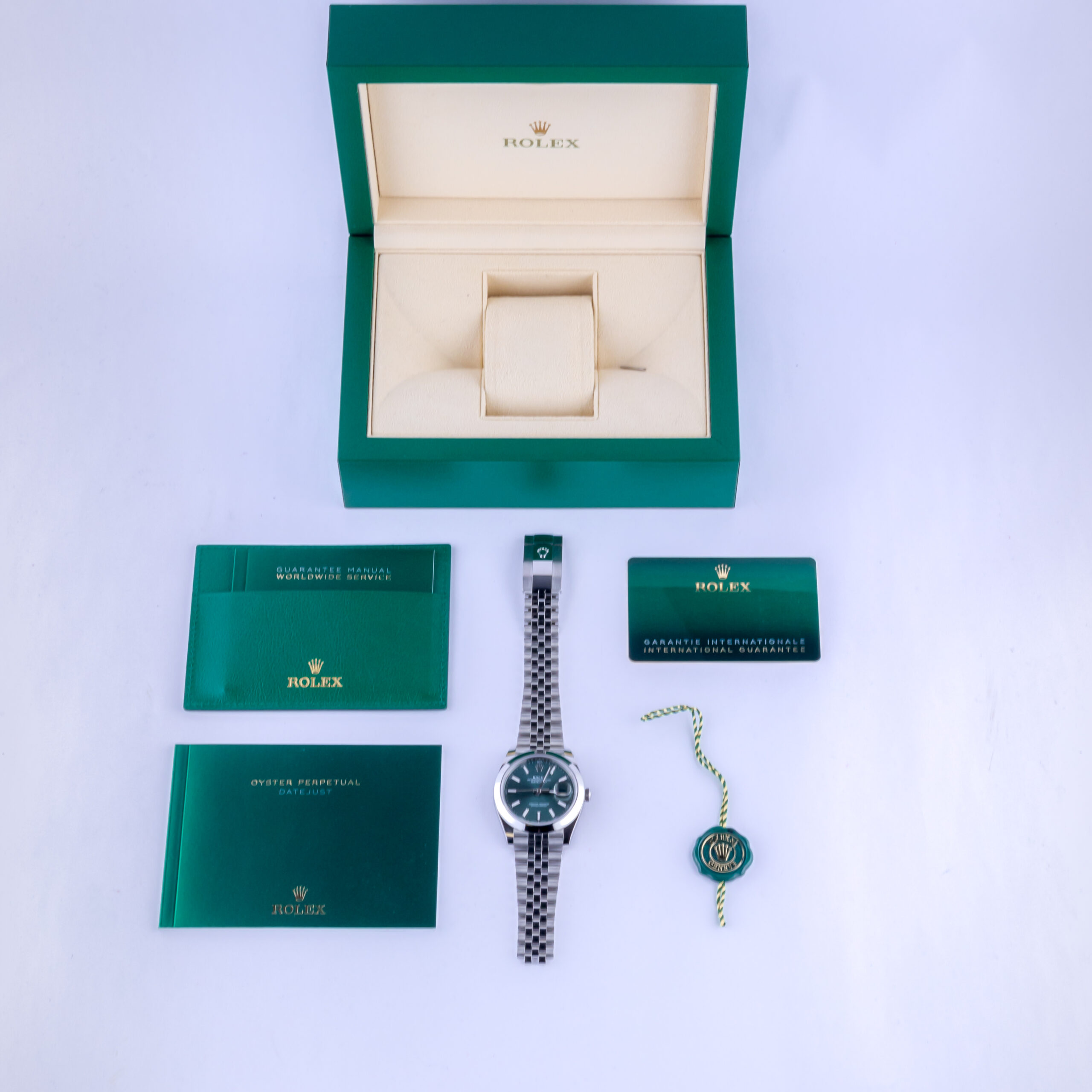 Rolex Datejust 41 Mint Green 126300 2024 (Vollständiger Satz) 8 rolex-datejust-126300-7