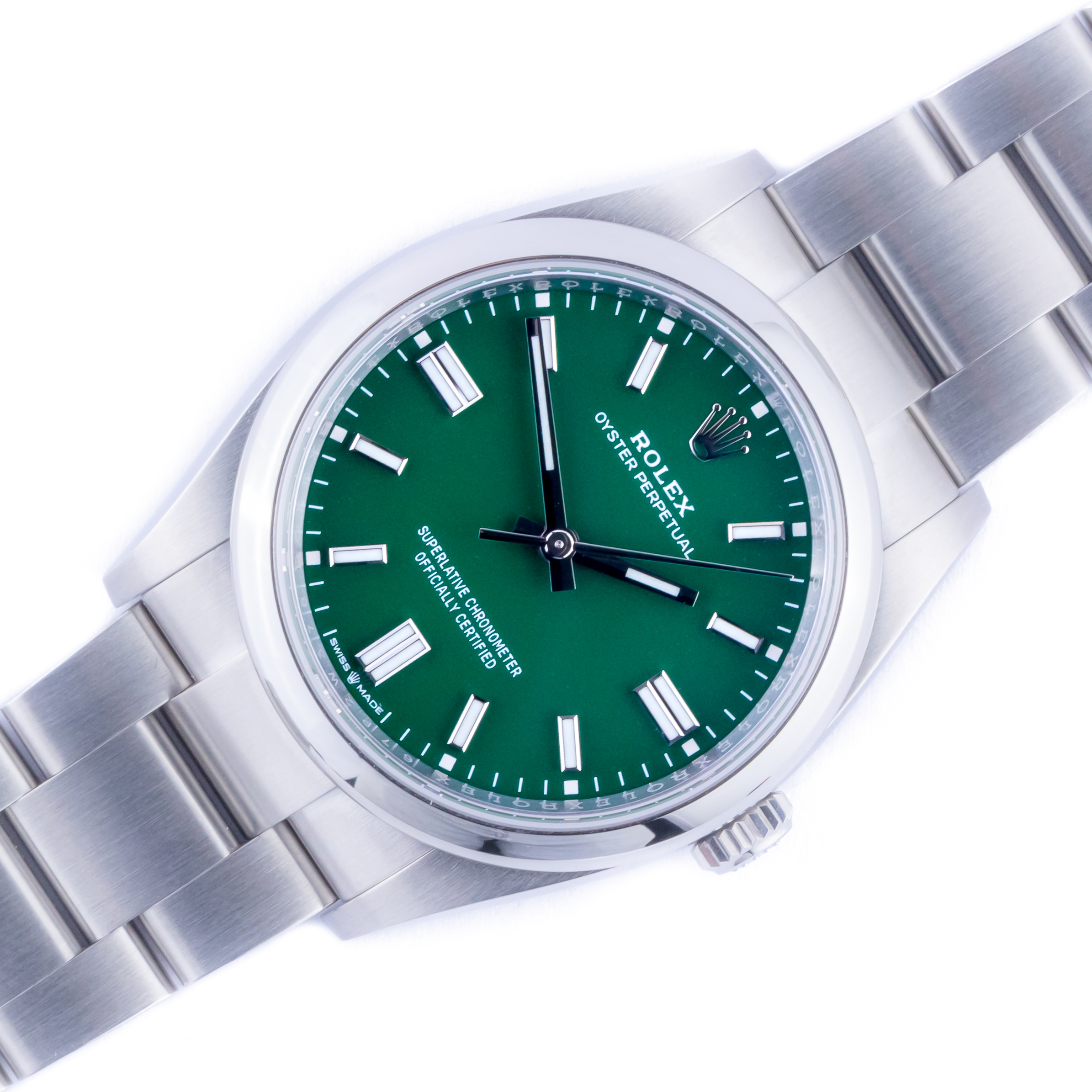 Rolex Oyster Perpetual Green 126000 2022 (Vollständiger Satz) 1 rolex-oyster-perpetual-126000