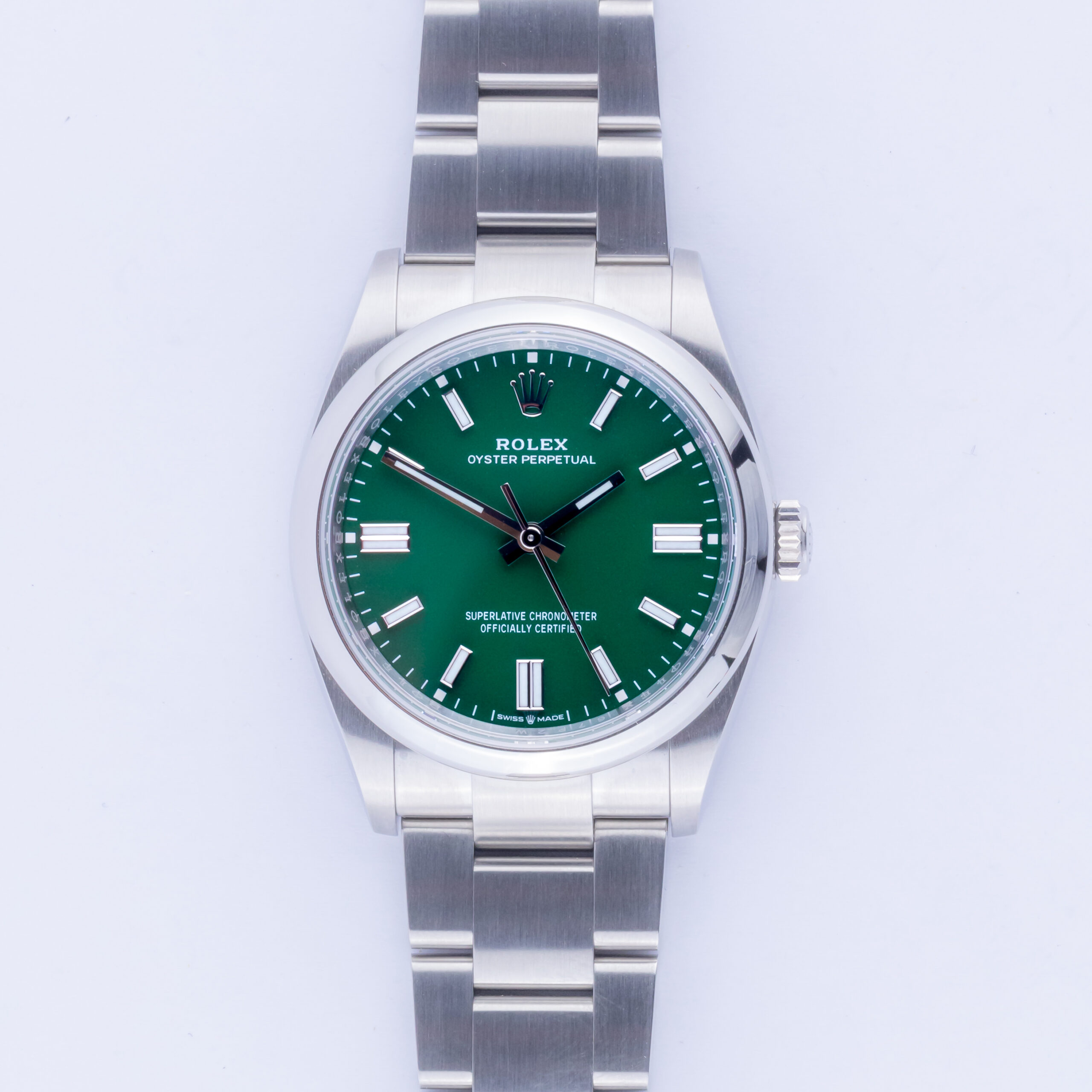 Rolex Oyster Perpetual Green 126000 2022 (Vollständiger Satz) 3 rolex-oyster-perpetual-126000