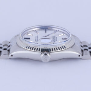 Rolex Oyster Perpetual Datejust Silver Linen 16014 1980 (Vollständiger Satz) 13 rolex-datejust-16014-23