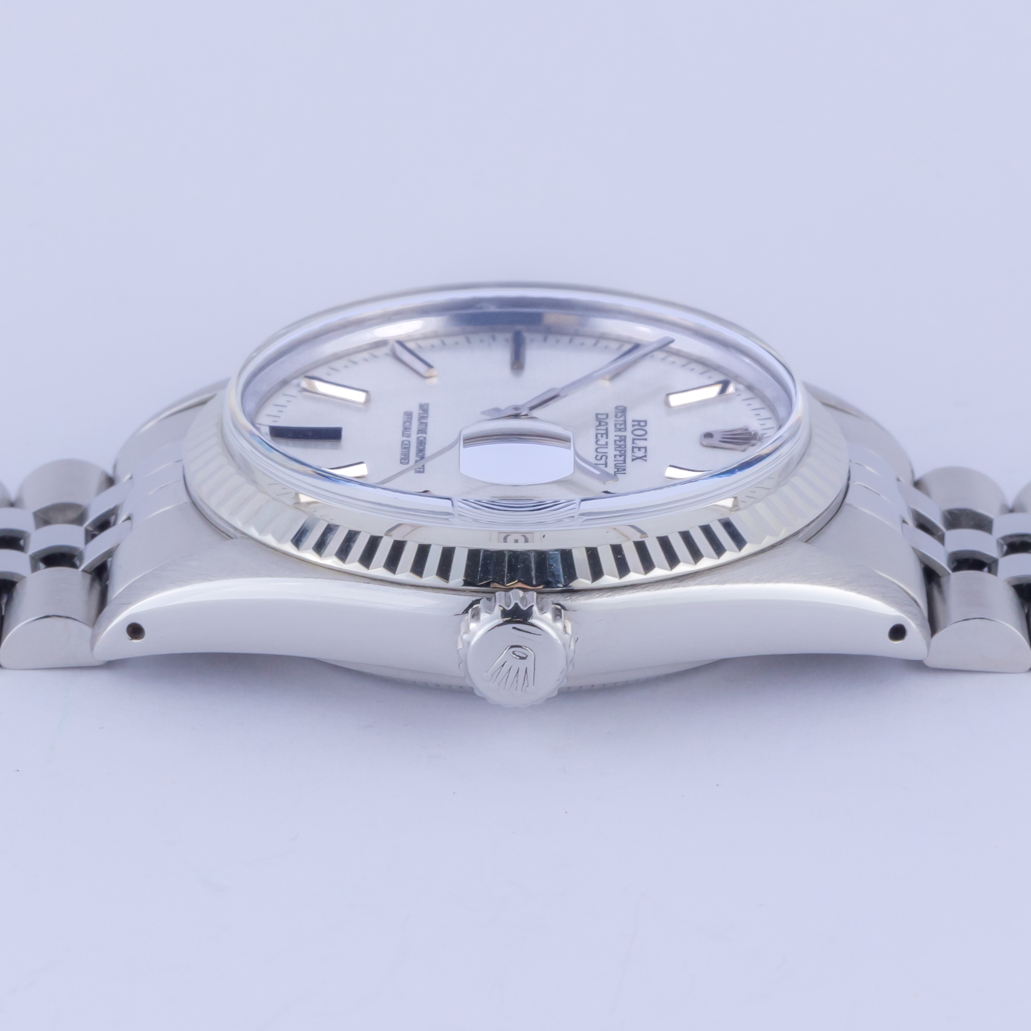 Rolex Oyster Perpetual Datejust Silver Linen 16014 1980 (Vollständiger Satz) 6 rolex-datejust-16014-23