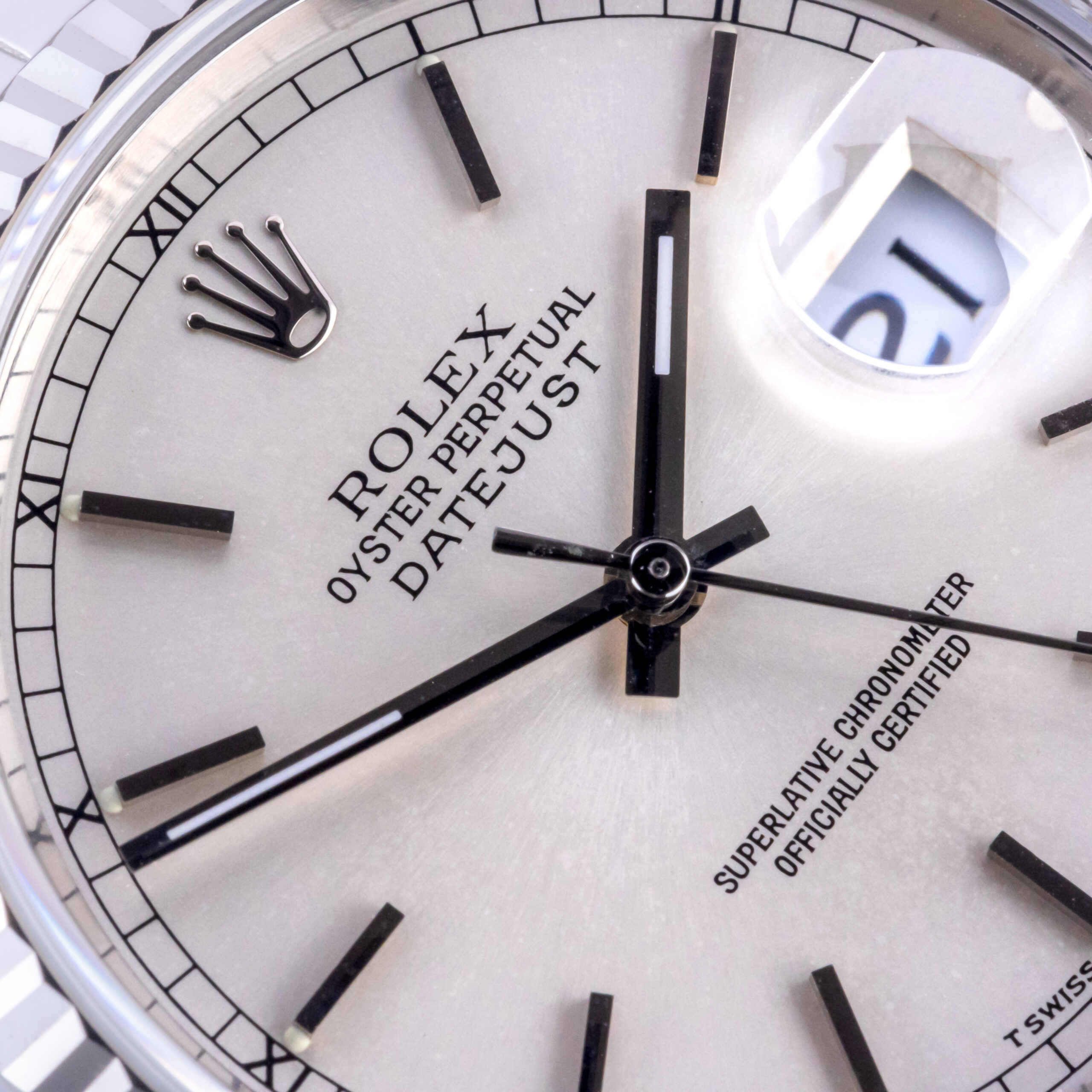 Rolex Oyster Perpetual Datejust Silver 16234 1995 (Vollständiger Satz) 2 rolex-datejust-16234-98