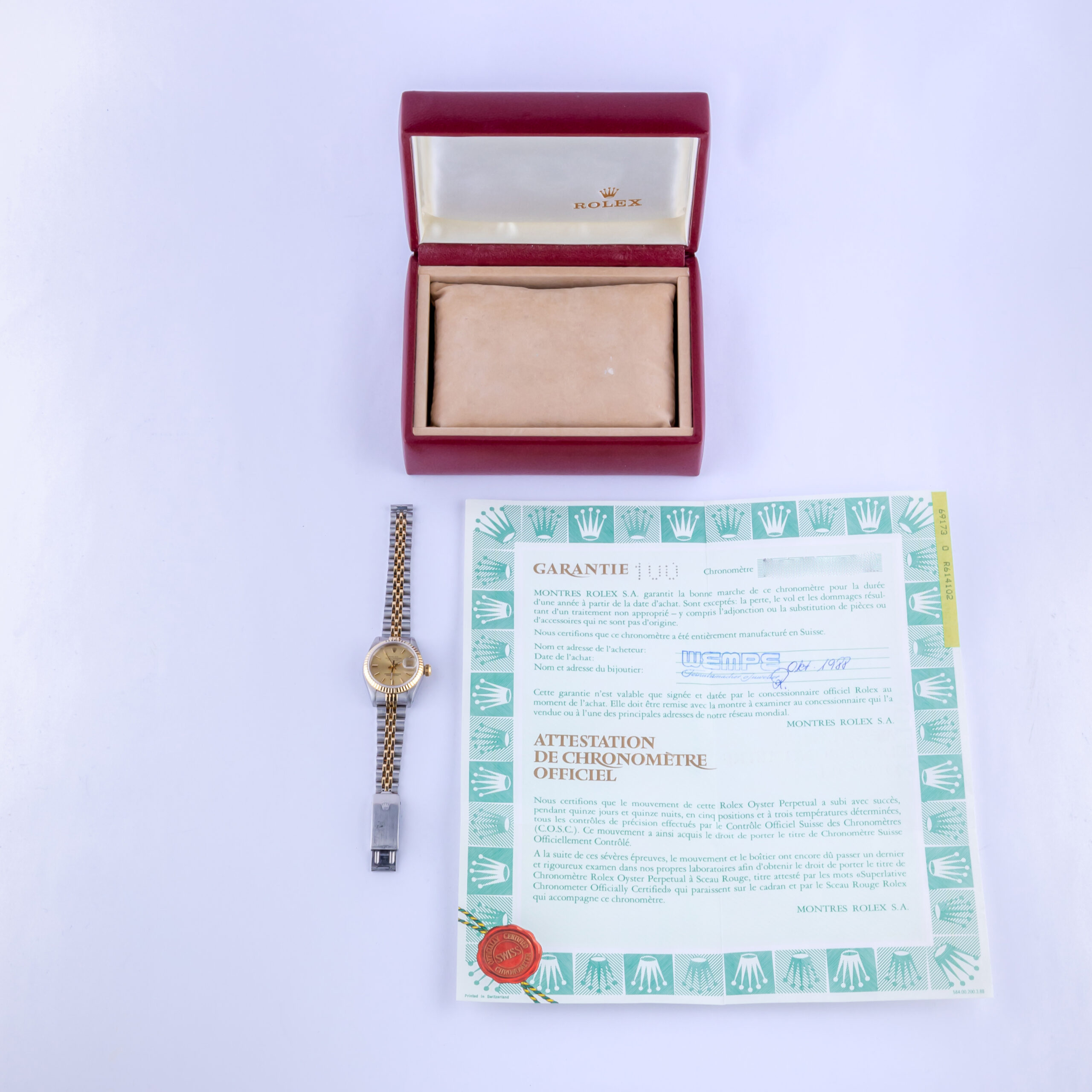 Rolex Lady-Datejust Champagne 69173 1988 (Vollständiger Satz) 8 rolex-lady-datejust-69173-81