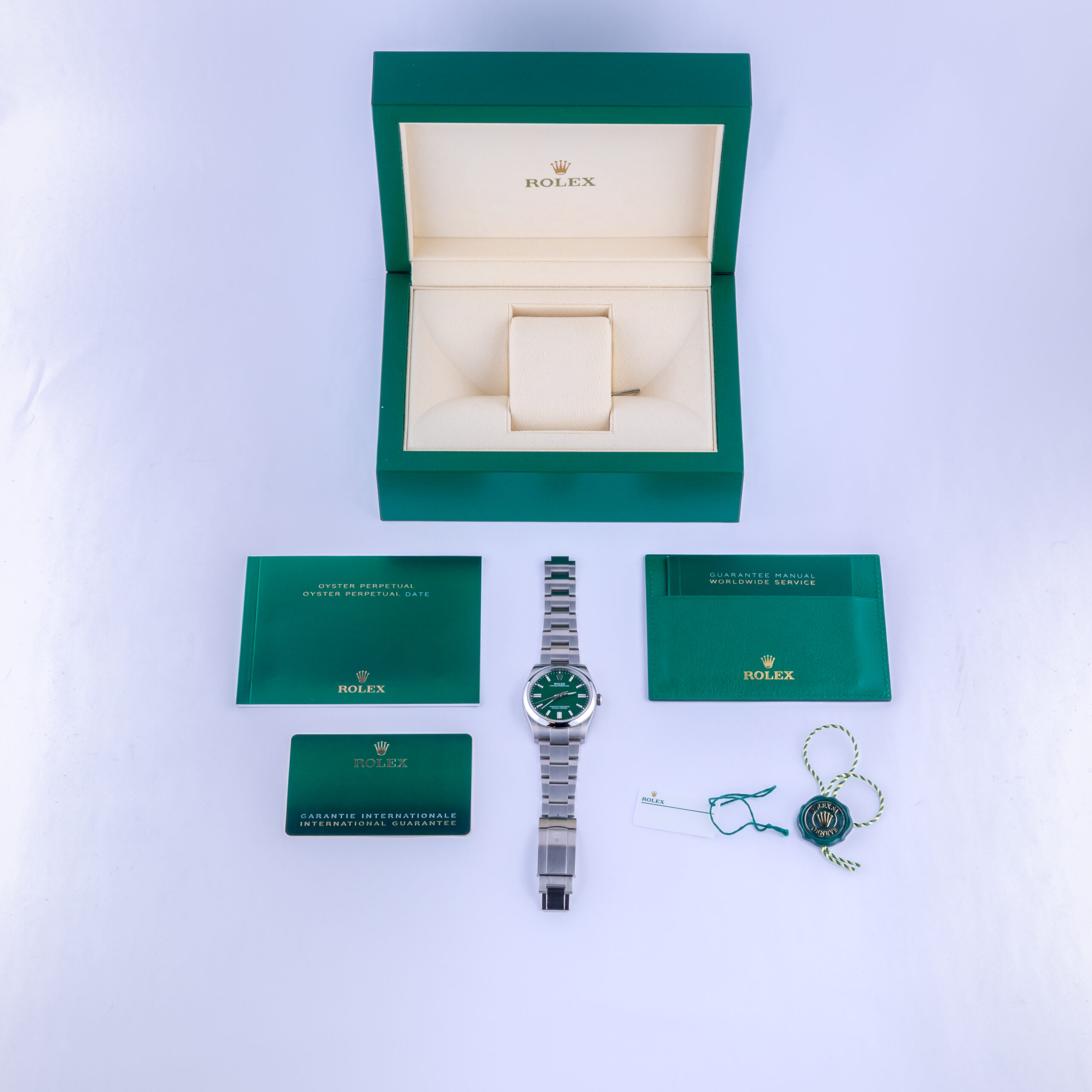 Rolex Oyster Perpetual Green 126000 2022 (Vollständiger Satz) 8 rolex-oyster-perpetual-126000