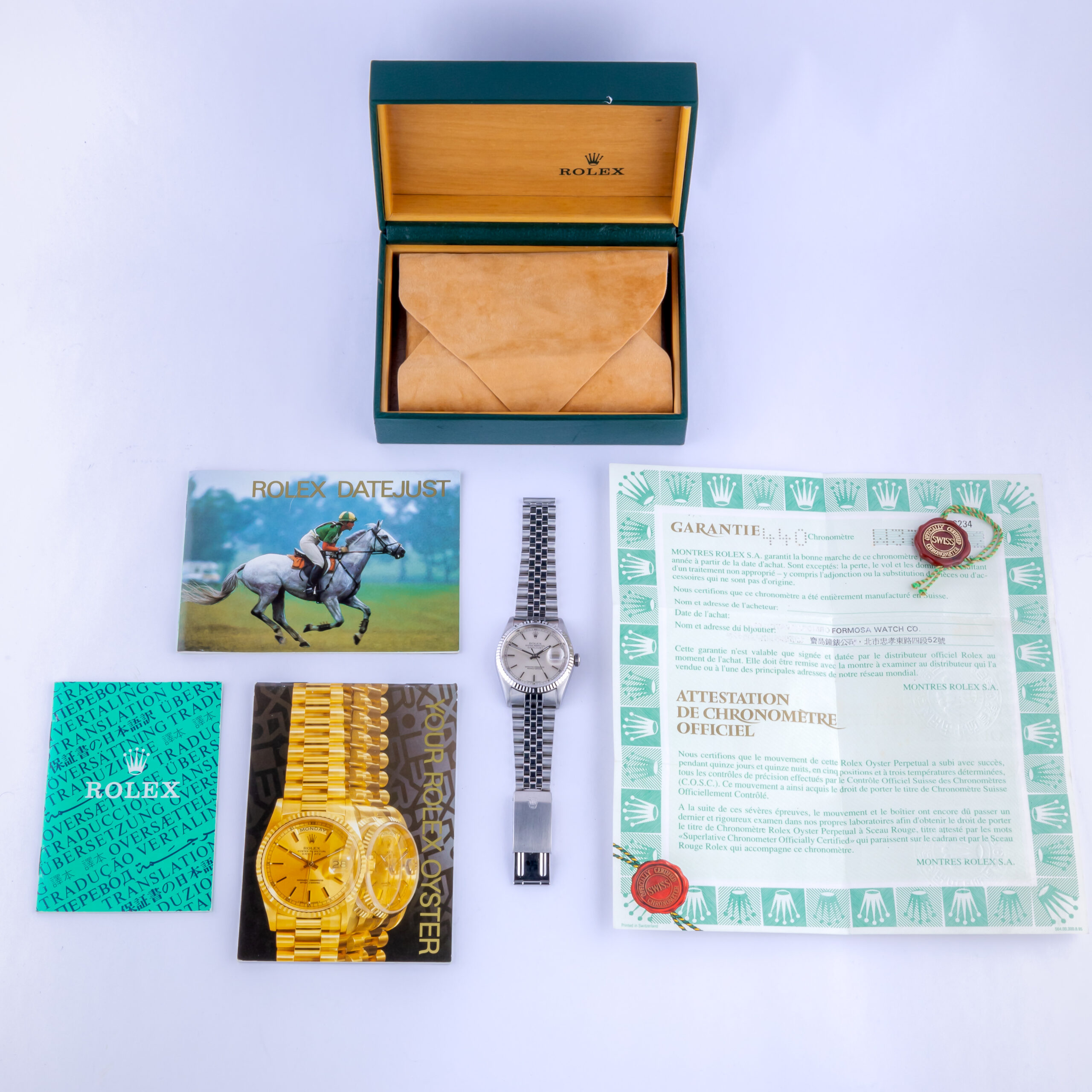 Rolex Oyster Perpetual Datejust Silver 16234 1995 (Vollständiger Satz) 8 rolex-datejust-16234-98