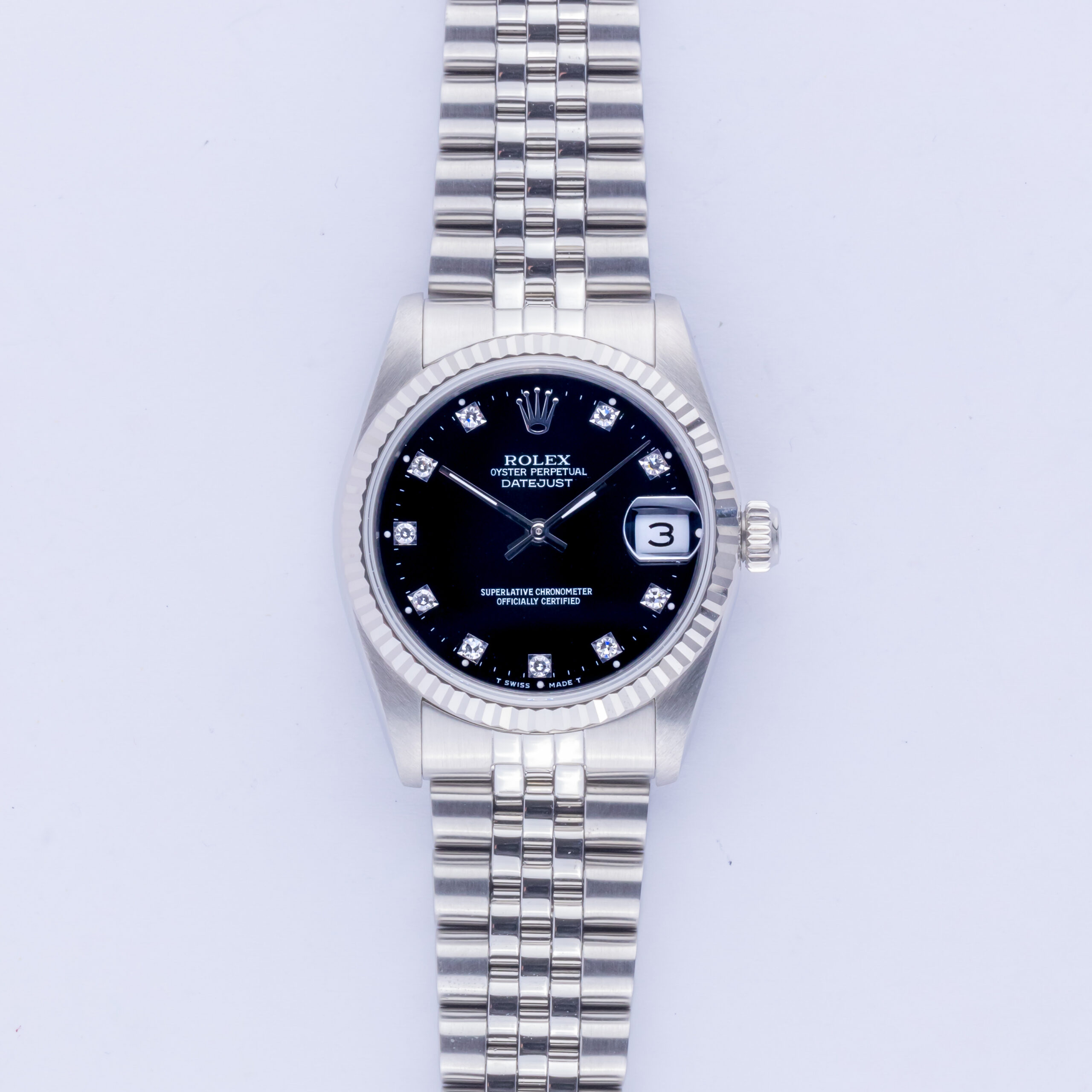 Rolex Datejust Mid-Size Black Diamond 68274 1989 (Full Set) 3 rolex-datejust-mid-size-68273-12