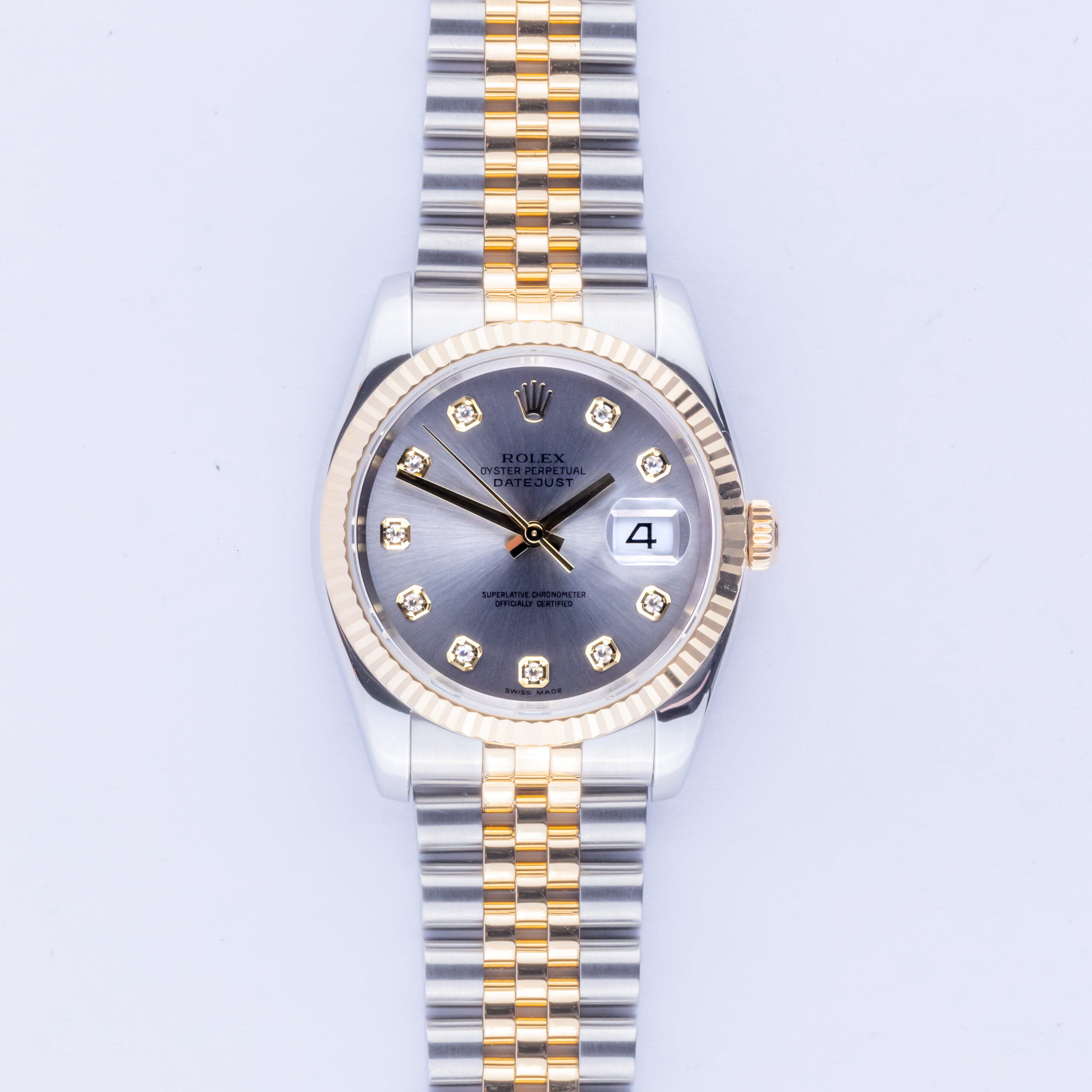 Rolex Oyster Perpetual Datejust Grey Diamond 116233 2006 (Full Set) 3 rolex-datejust-116233-12