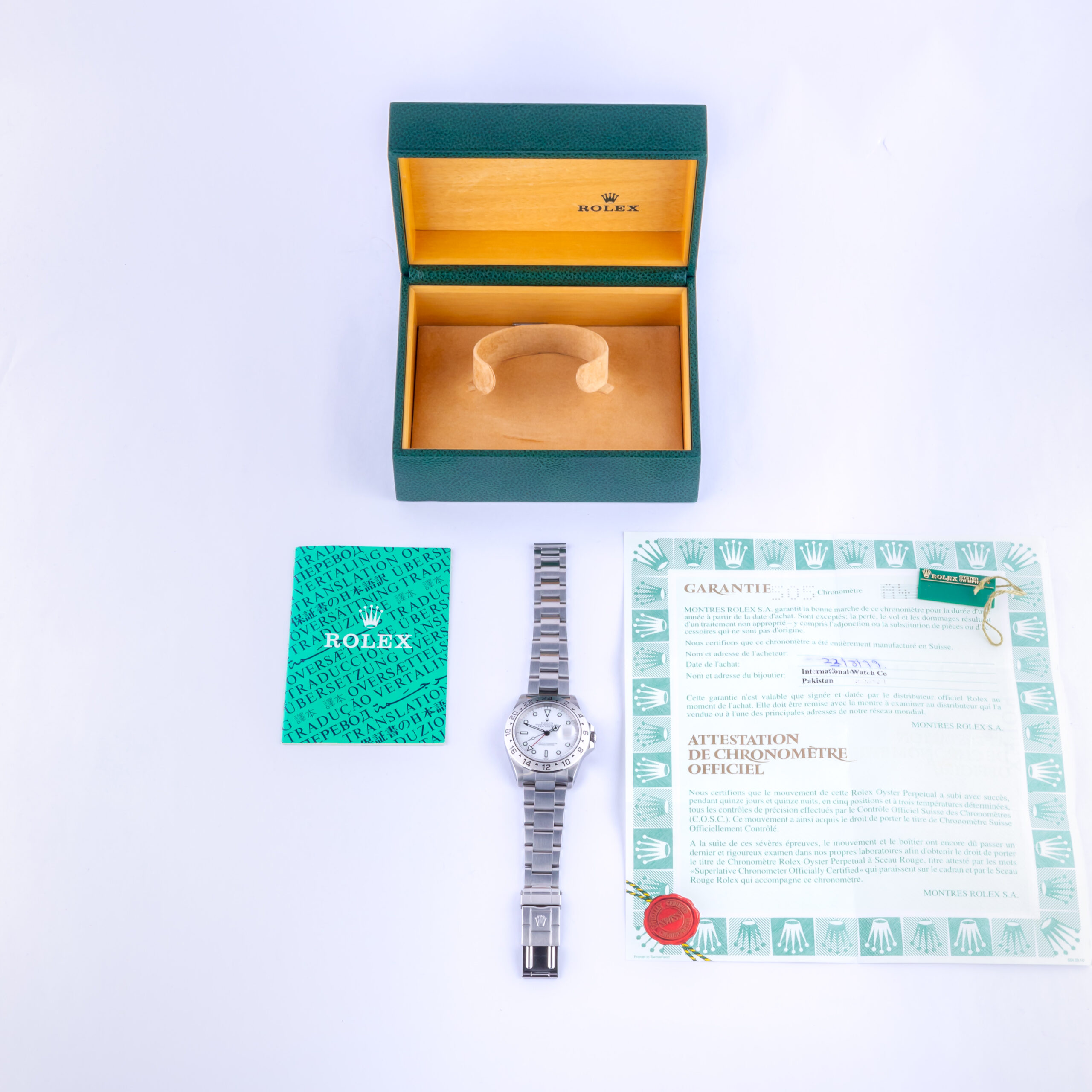 Rolex Oyster Perpetual Explorer II Polar 16570 1999 (Full Set) 8 rolex-explorer-ii-16570-6