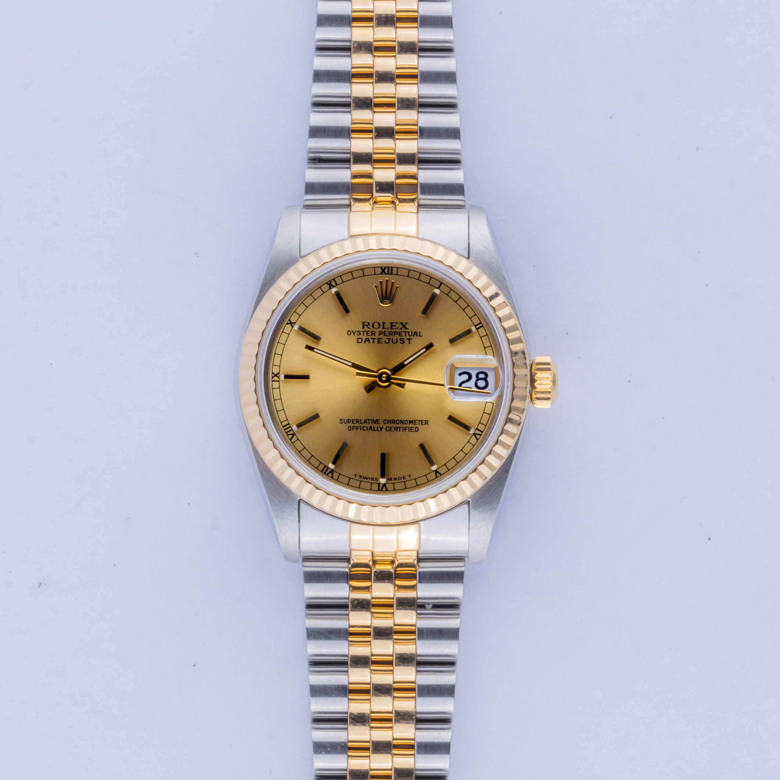 Rolex Datejust Mid-Size Champagne 68273 1991 (Full Set) 3 rolex-datejust-68273-15