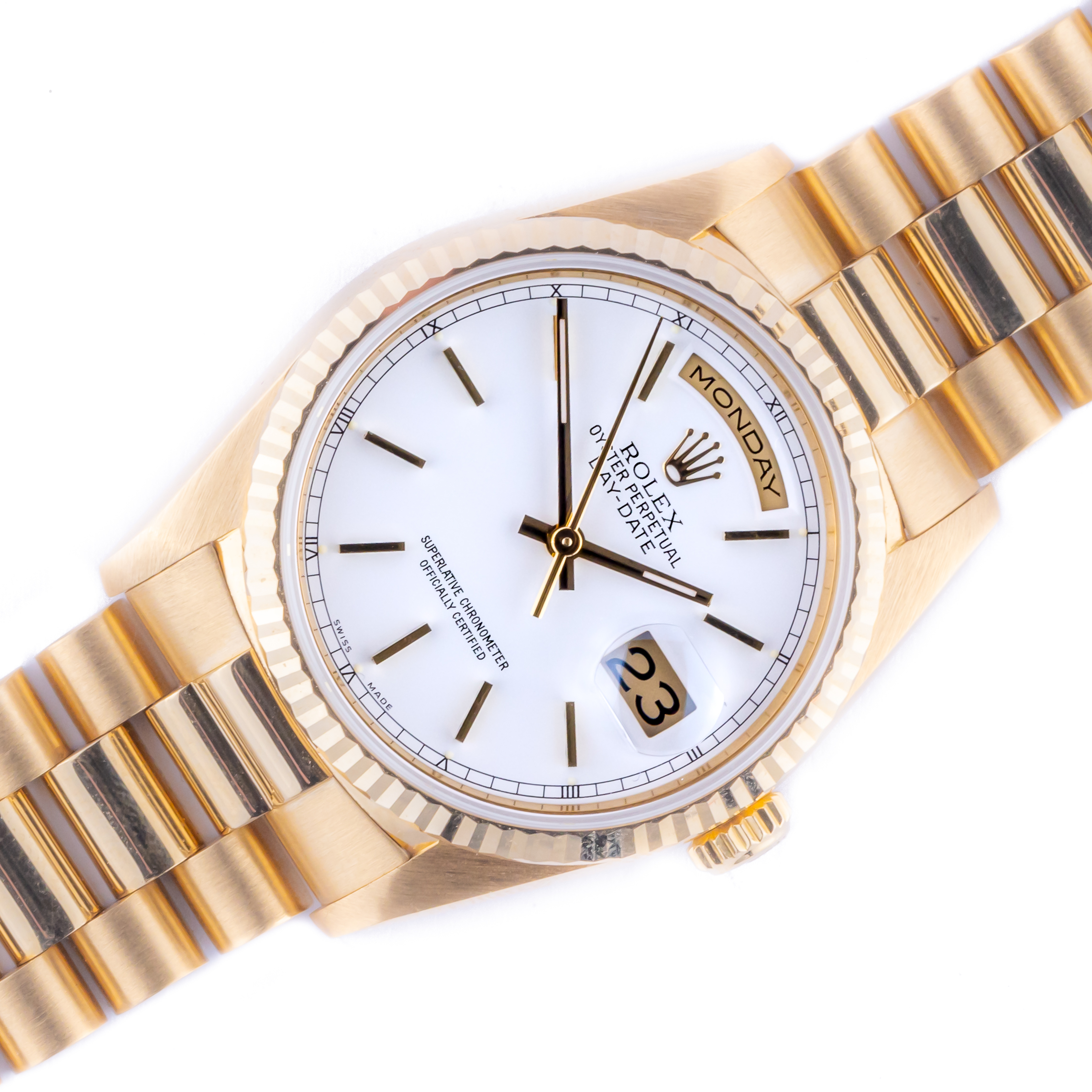 Rolex Day-Date White 18238 1995 (Vollständiger Satz) 1 rolex-day-date-18238-30