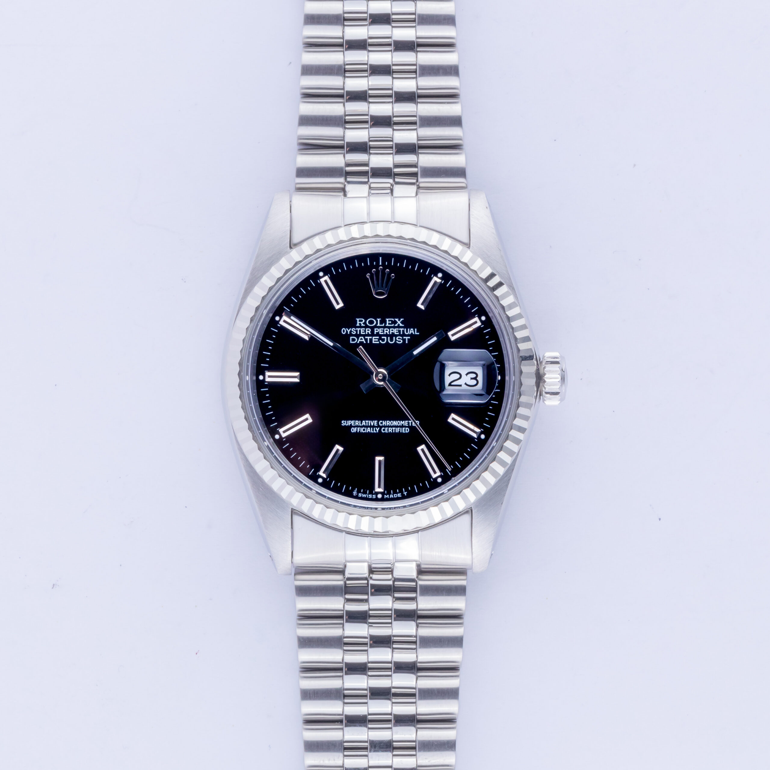 Rolex Oyster Perpetual Datejust Silver Grey 16014 1982 (Vollständiger Satz) (Copy) 3 rolex-datejust-16014-26