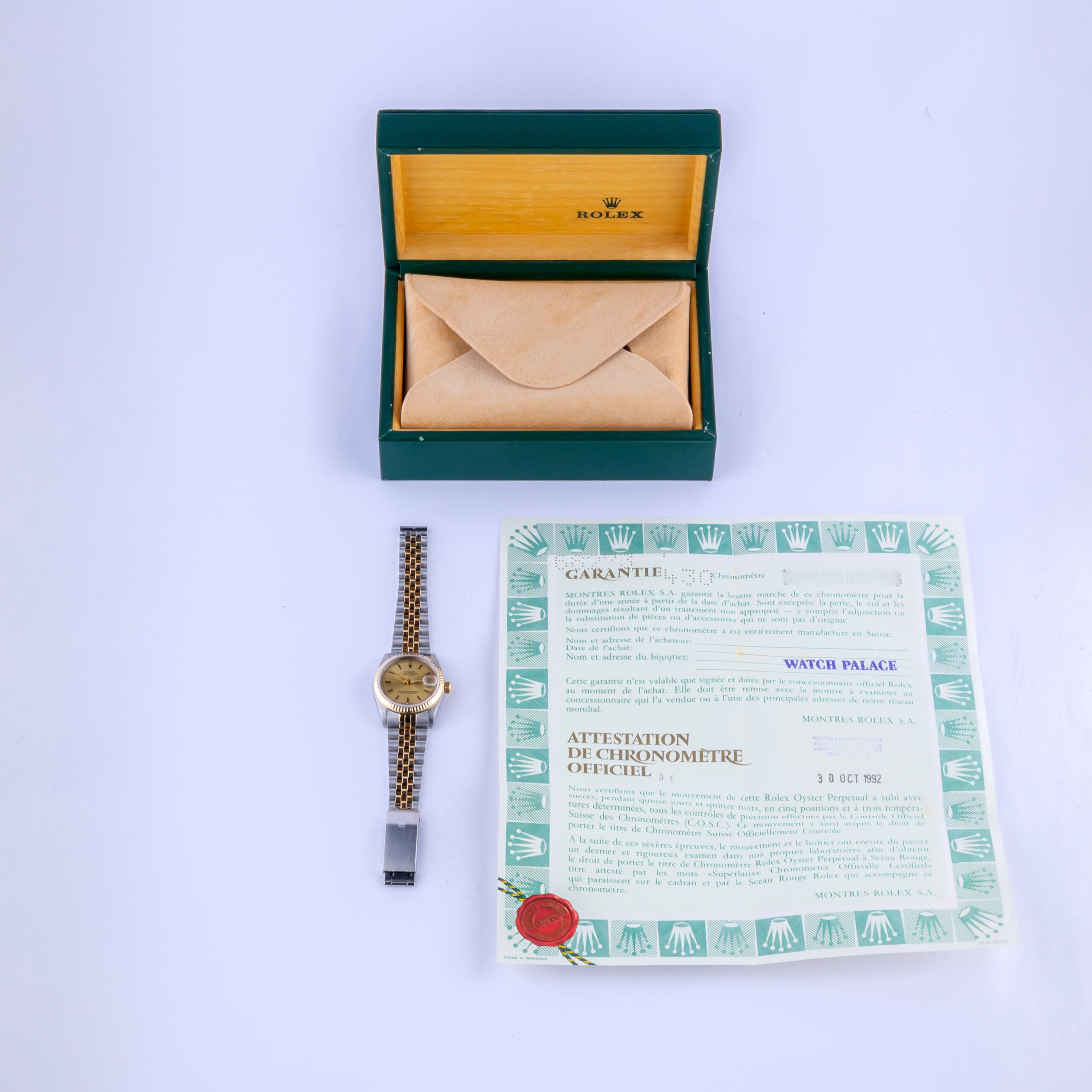 Rolex Datejust Mid-Size Champagne 68273 1991 (Full Set) 8 rolex-datejust-68273-15