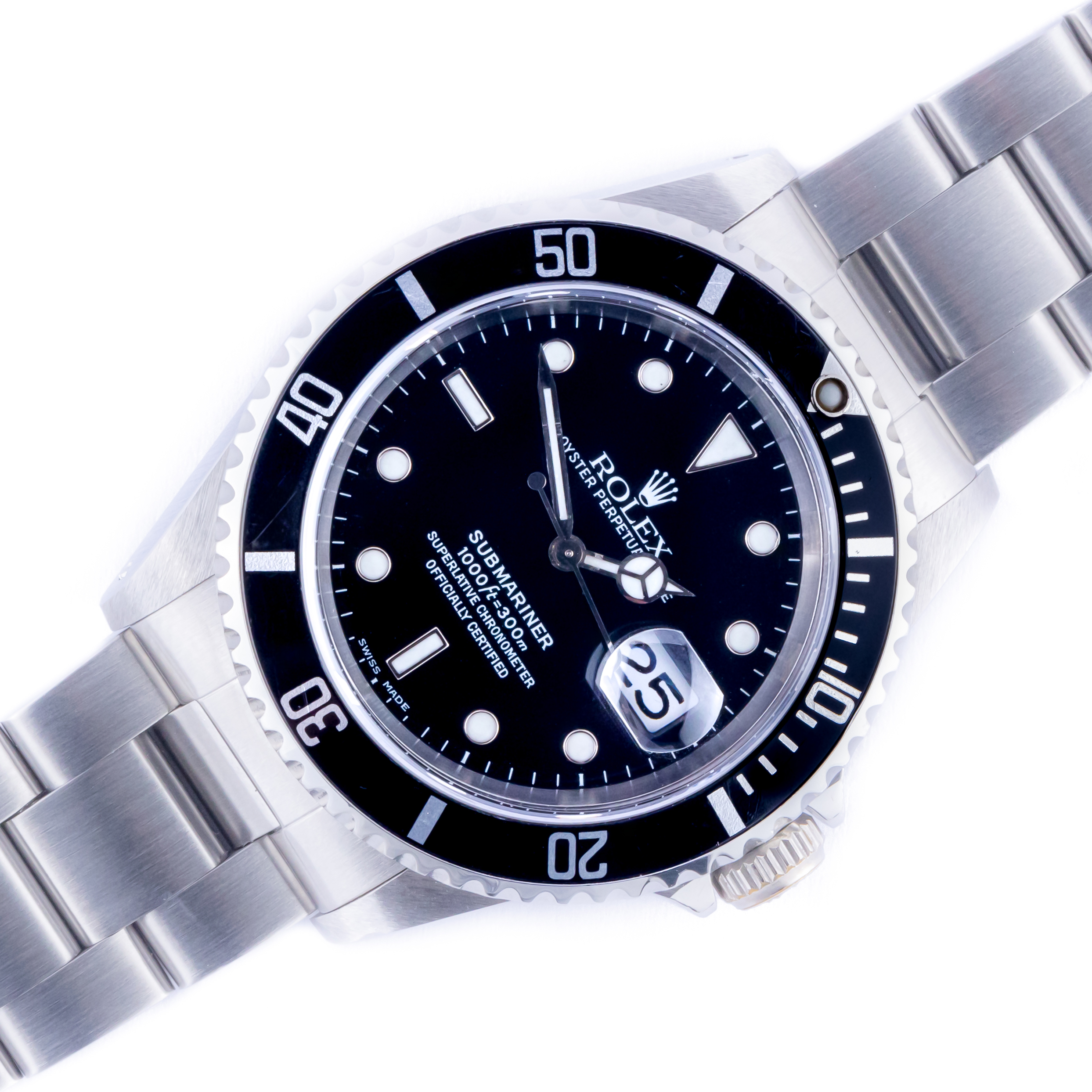 Rolex Oyster Perpetual Submariner Black 16610 1999 1 rolex-submariner-16610-18