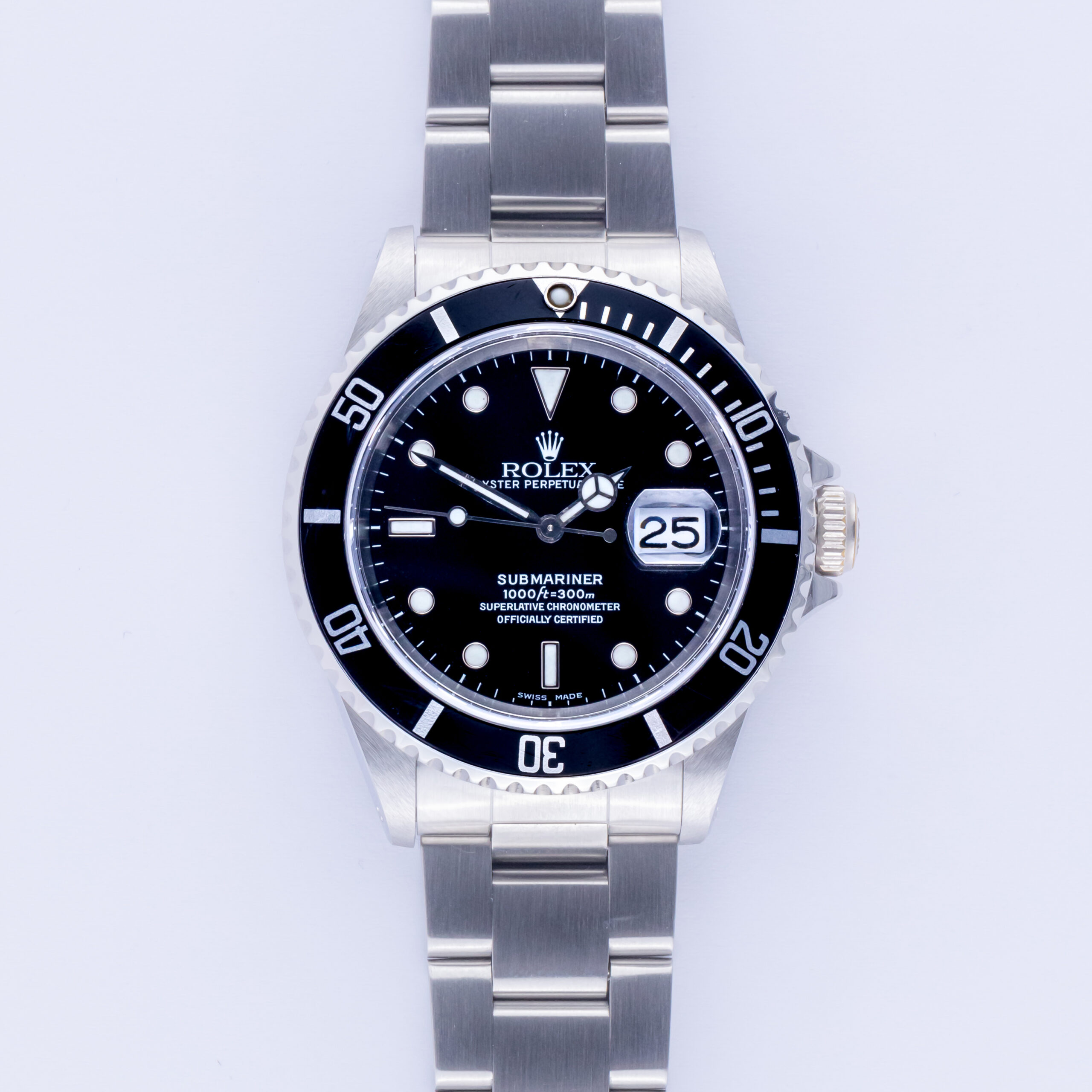 Rolex Oyster Perpetual Submariner Black 16610 1999 3 rolex-submariner-16610-18