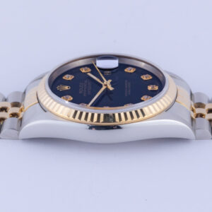 Rolex Oyster Perpetual Datejust Black Diamond 16233 1997 (Full Set) 13 rolex-datejust-16233-123