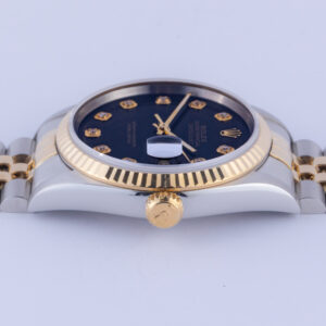 Rolex Oyster Perpetual Datejust Black Diamond 16233 1997 (Full Set) 12 rolex-datejust-16233-123