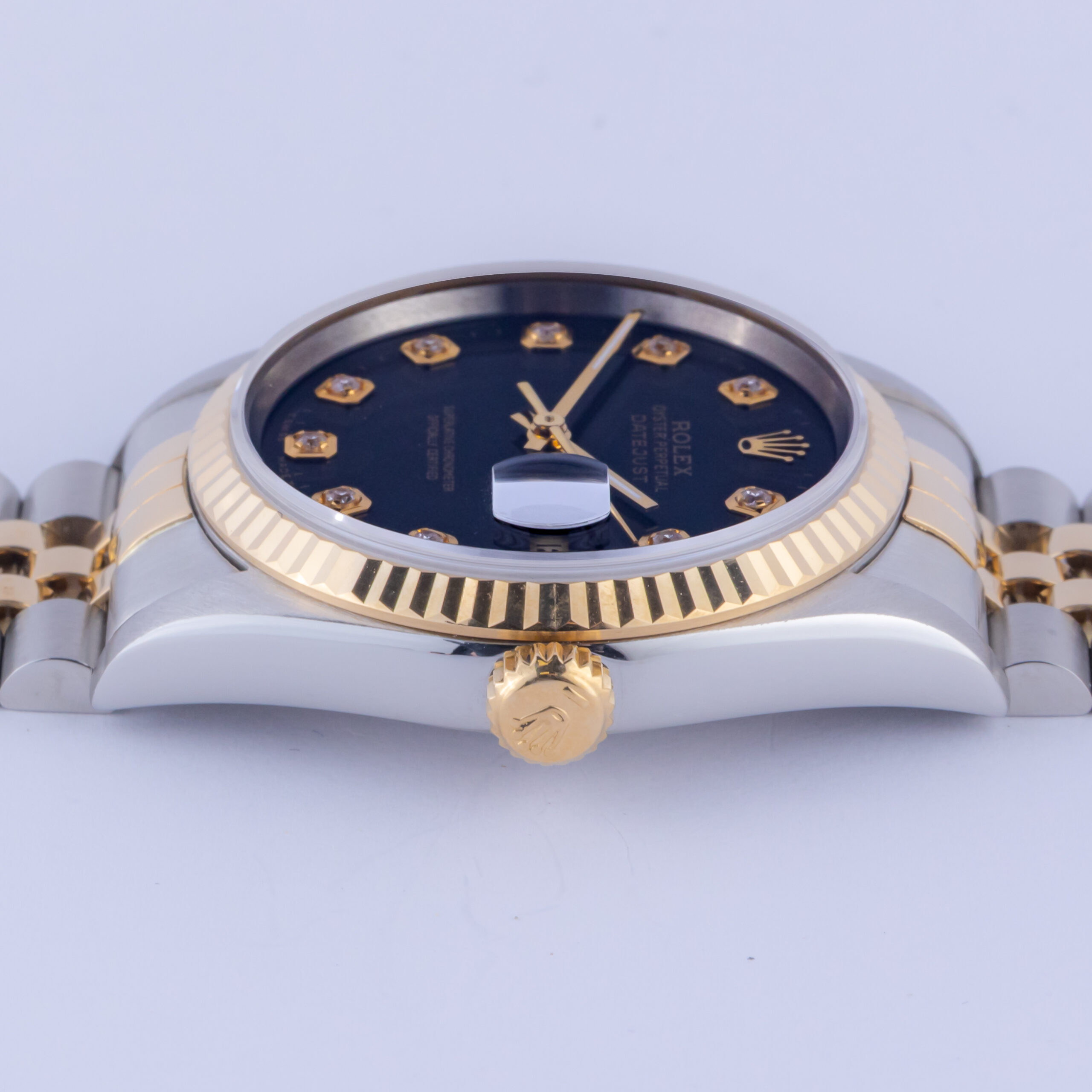 Rolex Oyster Perpetual Datejust Black Diamond 16233 1997 (Full Set) 5 rolex-datejust-16233-123