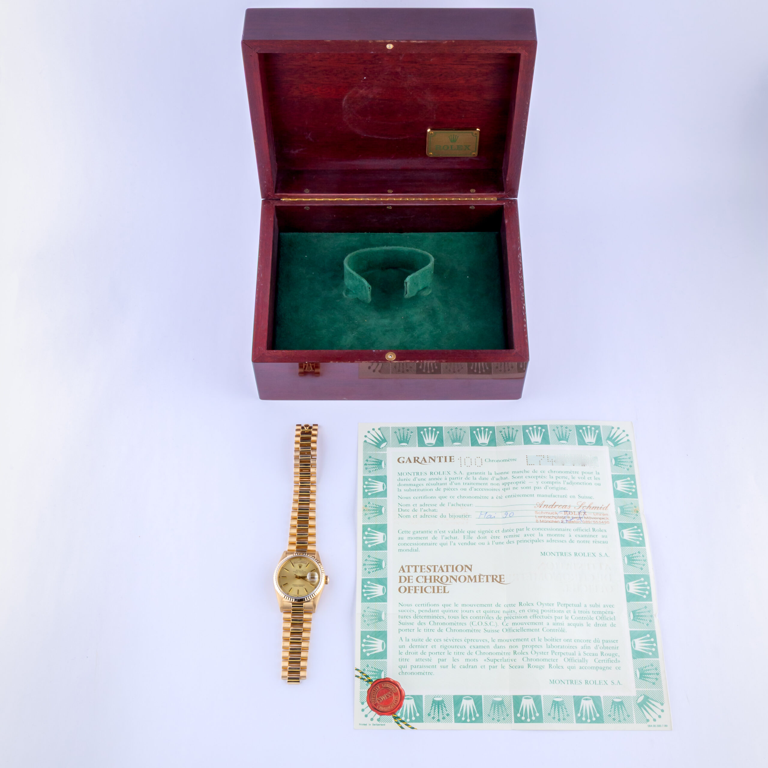 Rolex Day-Date Champagne 18238 1989 (Full Set) 8 rolex-day-date-18238-32