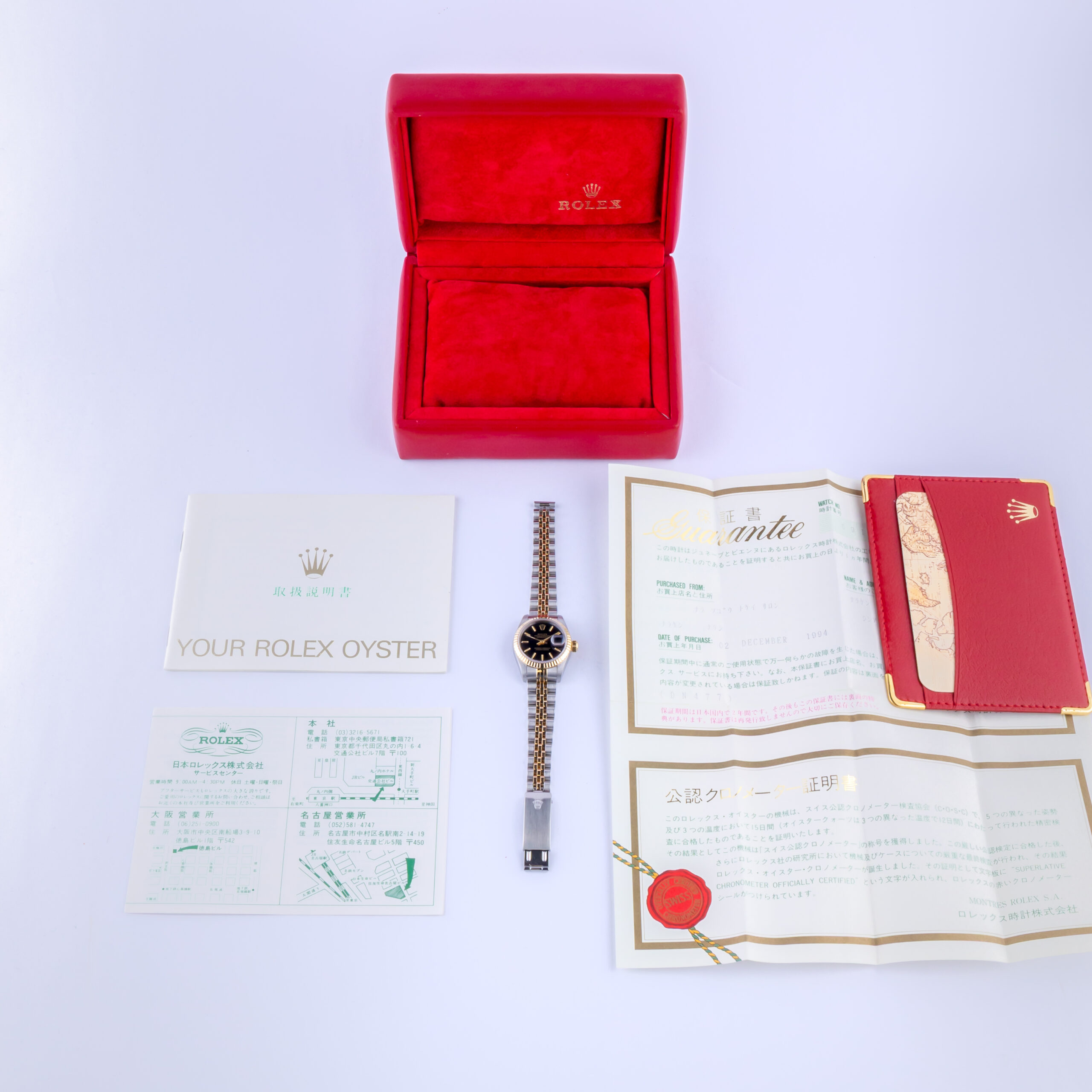 Rolex Lady-Datejust Schwarz 69173 1993 (Vollständiger Satz) 8 rolex-lady-datejust-69173-94