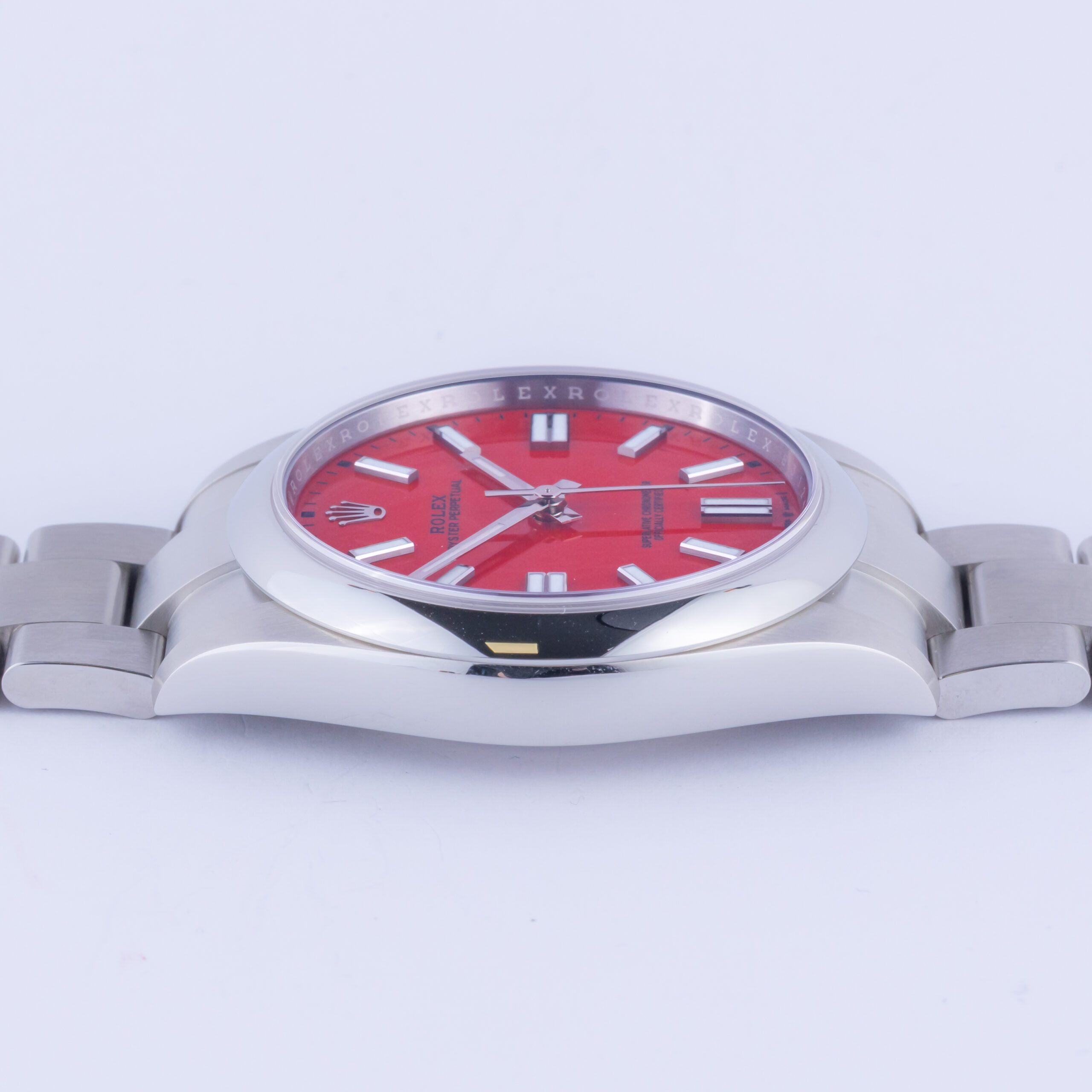 NEW Rolex Oyster Perpetual Coral Red 124300 2020 (Vollständiger Satz) 6 rolex-oyster-perpetual-124300-6