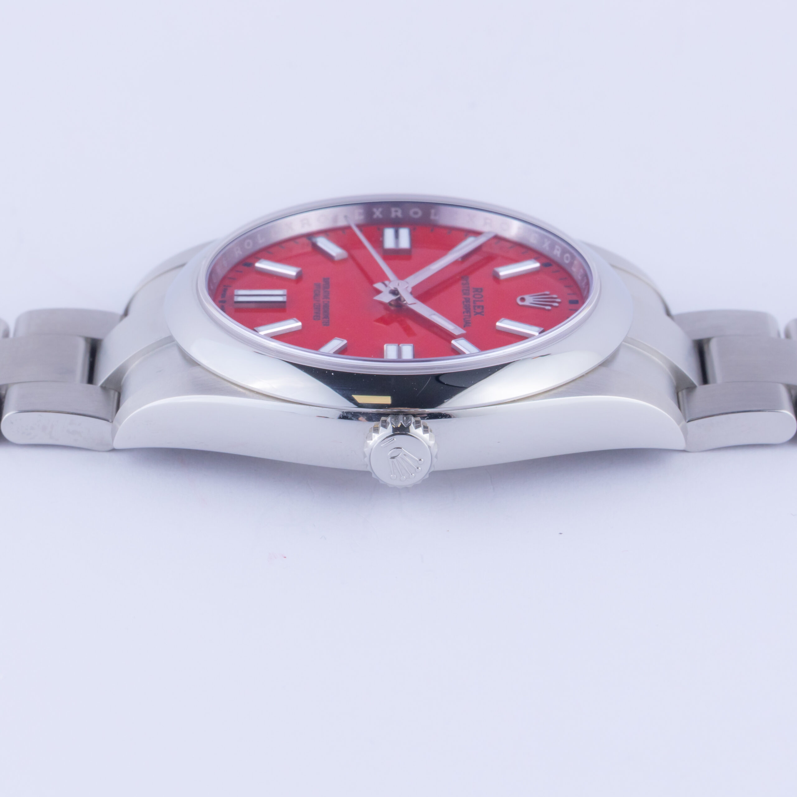 NEW Rolex Oyster Perpetual Coral Red 124300 2020 (Vollständiger Satz) 5 rolex-oyster-perpetual-124300-6