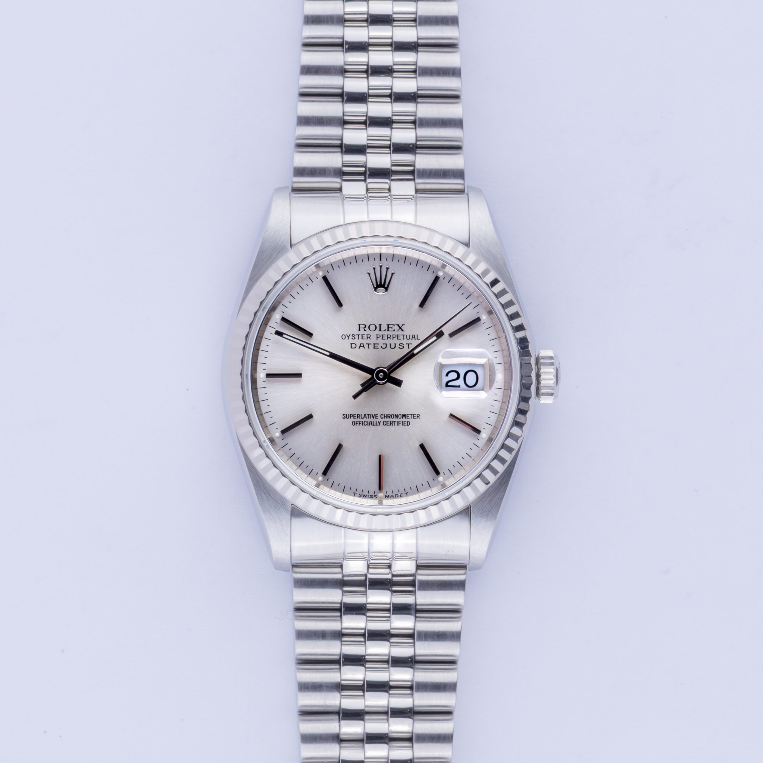 Rolex Oyster Perpetual Datejust Silver 16234 1991 (Full Set) 3 rolex-datejust-16234-112