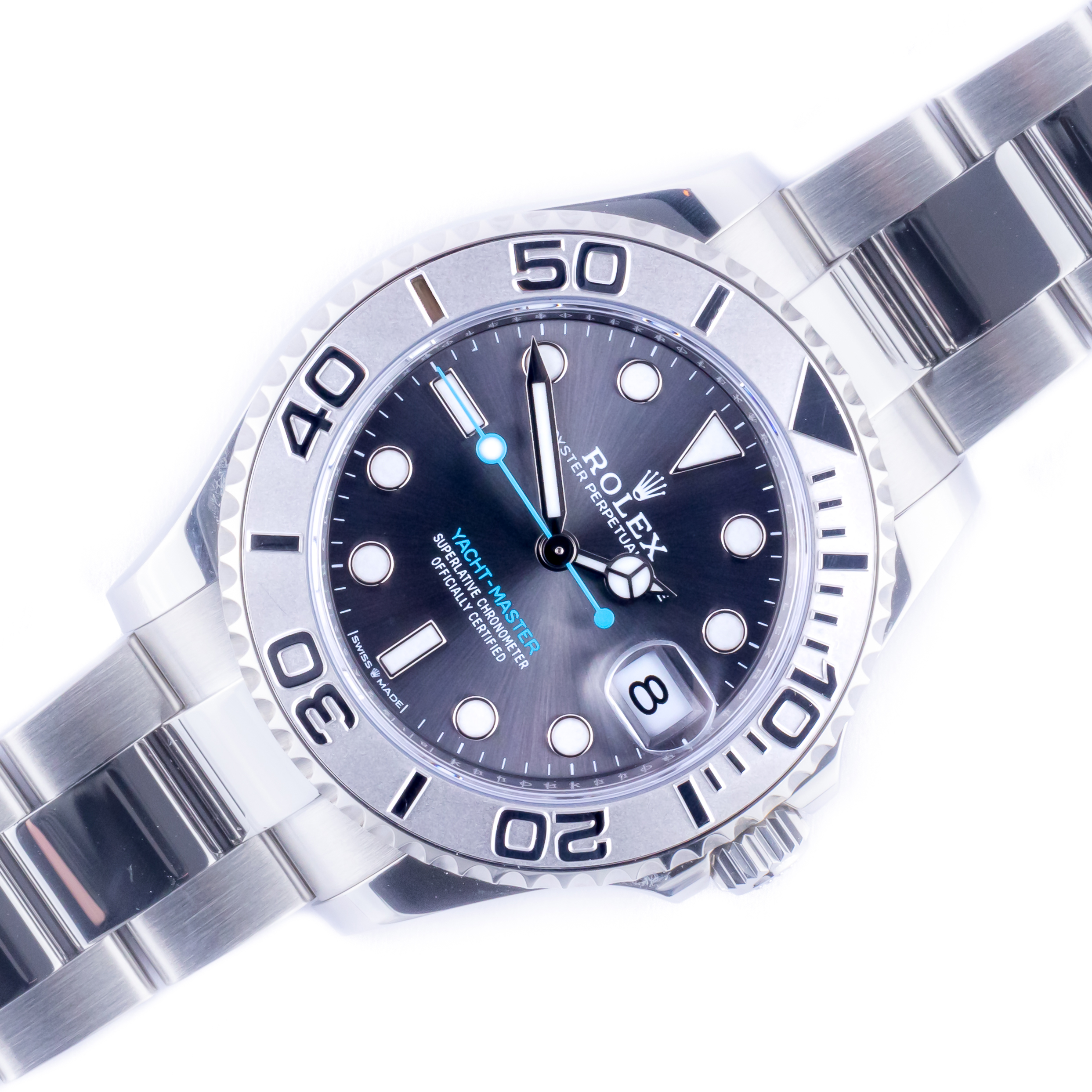 Rolex Oyster Perpetual Yacht-Master Rhodium 268622 2023 (Vollständiger Satz) 1 rolex-yacht-master-268622-2