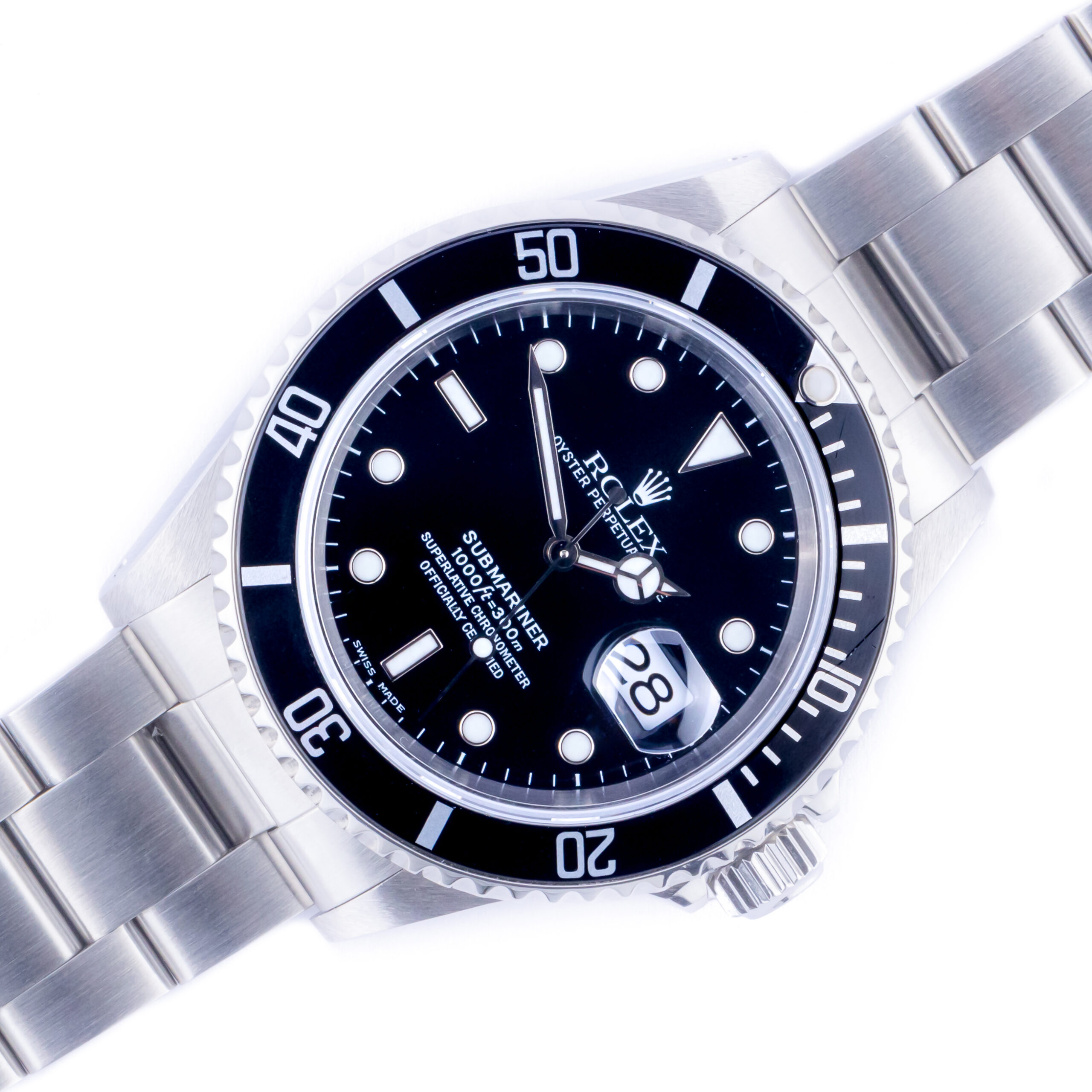 Rolex Oyster Perpetual Submariner Black 16610 1999 (Full Set) 1 rolex-submariner-16610-21