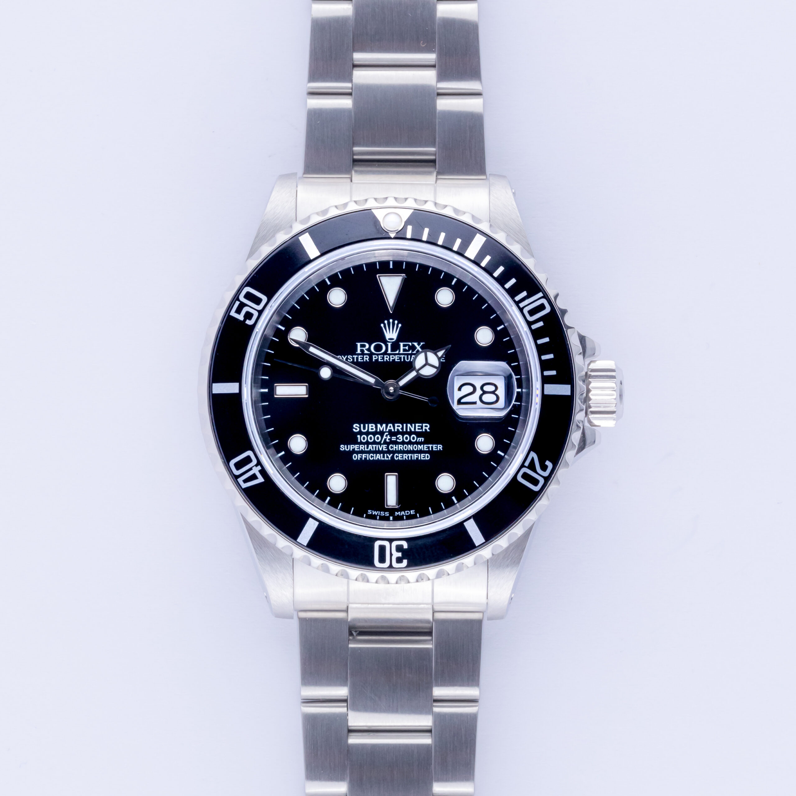 Rolex Oyster Perpetual Submariner Black 16610 1999 (Full Set) 3 rolex-submariner-16610-21