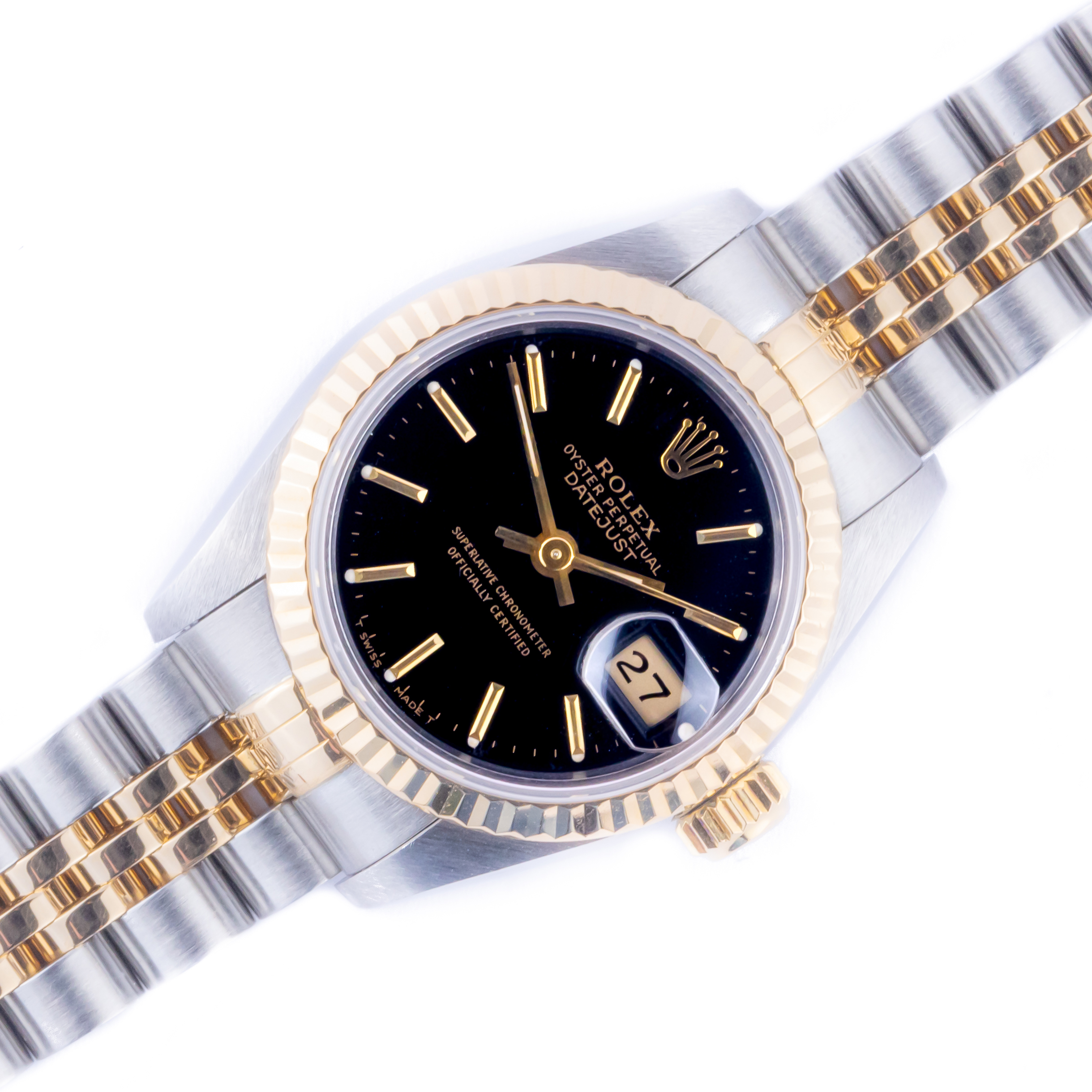 Rolex Lady-Datejust Schwarz 69173 1993 (Vollständiger Satz) 1 rolex-lady-datejust-69173-94