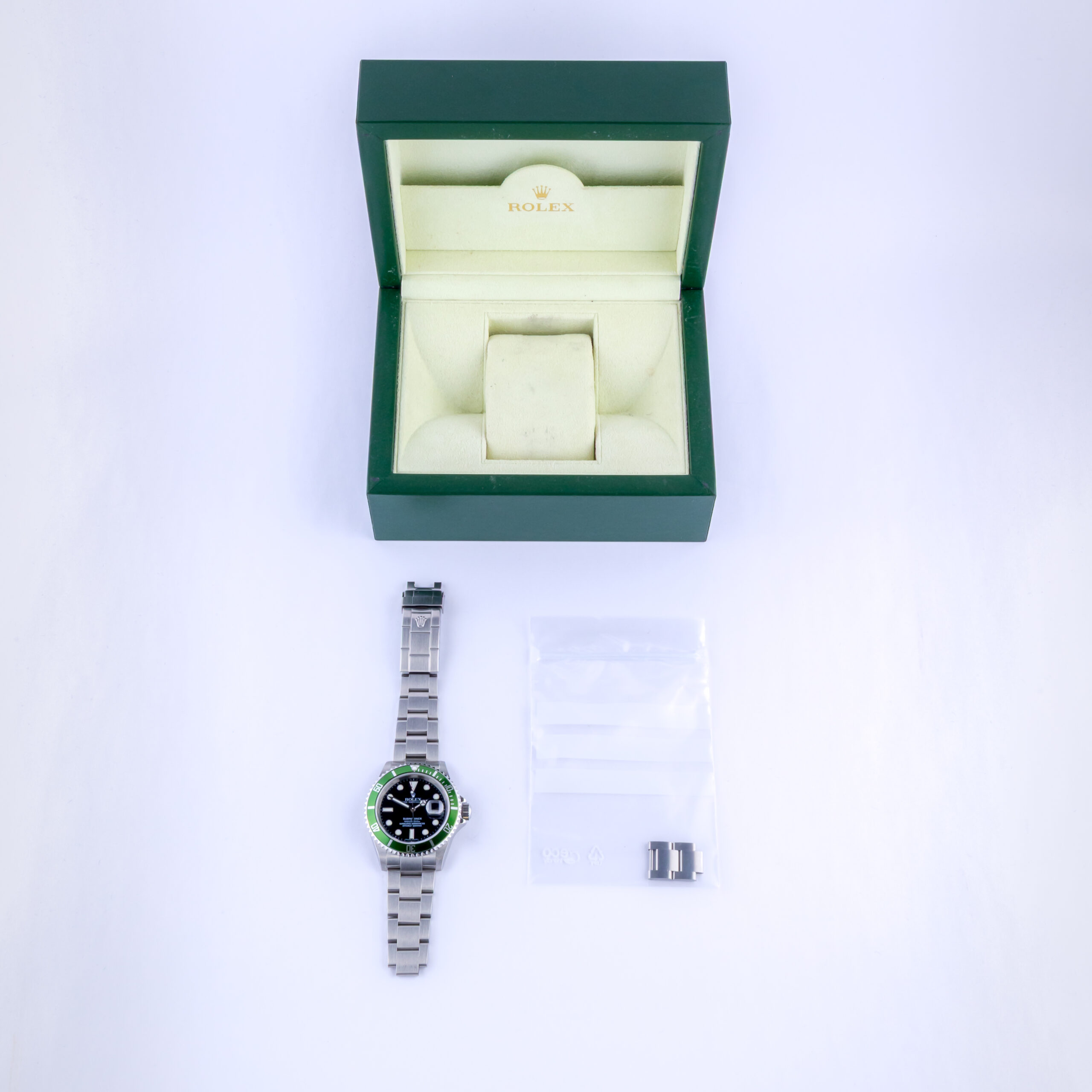 Rolex Submariner "Kermit" 16610LV 2005 (Full Set) 8 rolex-submariner-16610lv-4
